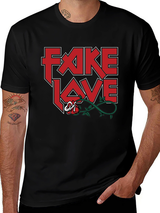 Fake Love T-Shirt - Rock Inspired Graphic Tee