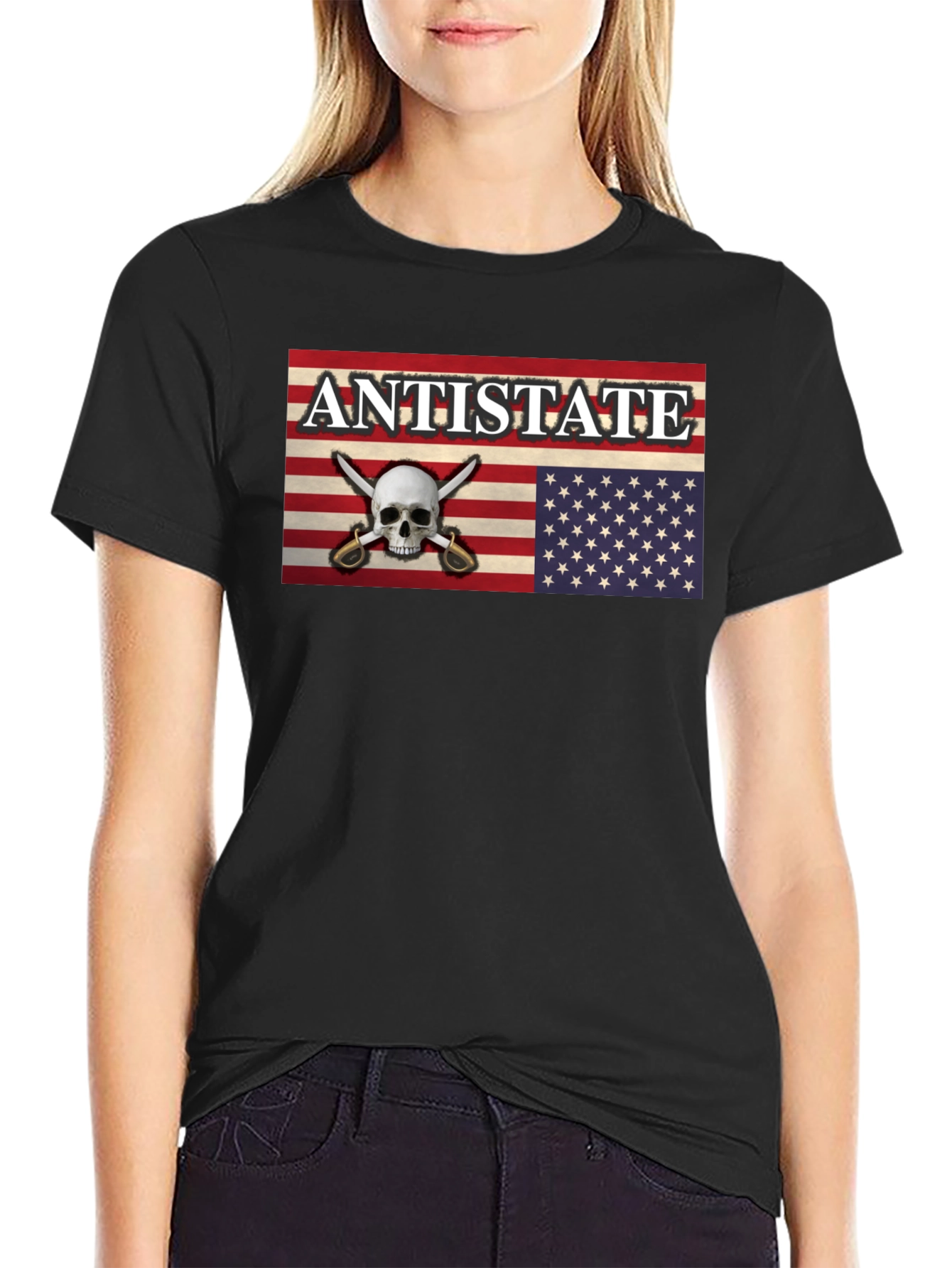 Antistate Skull & Swords T-Shirt
