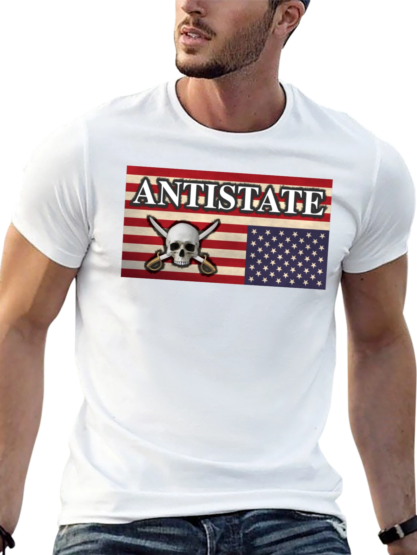 Antistate Skull & Swords T-Shirt