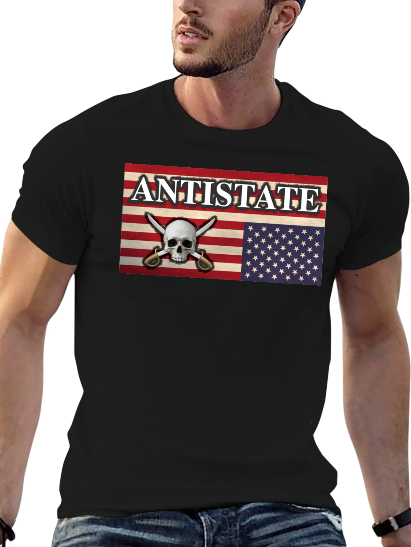 Antistate Skull & Swords T-Shirt