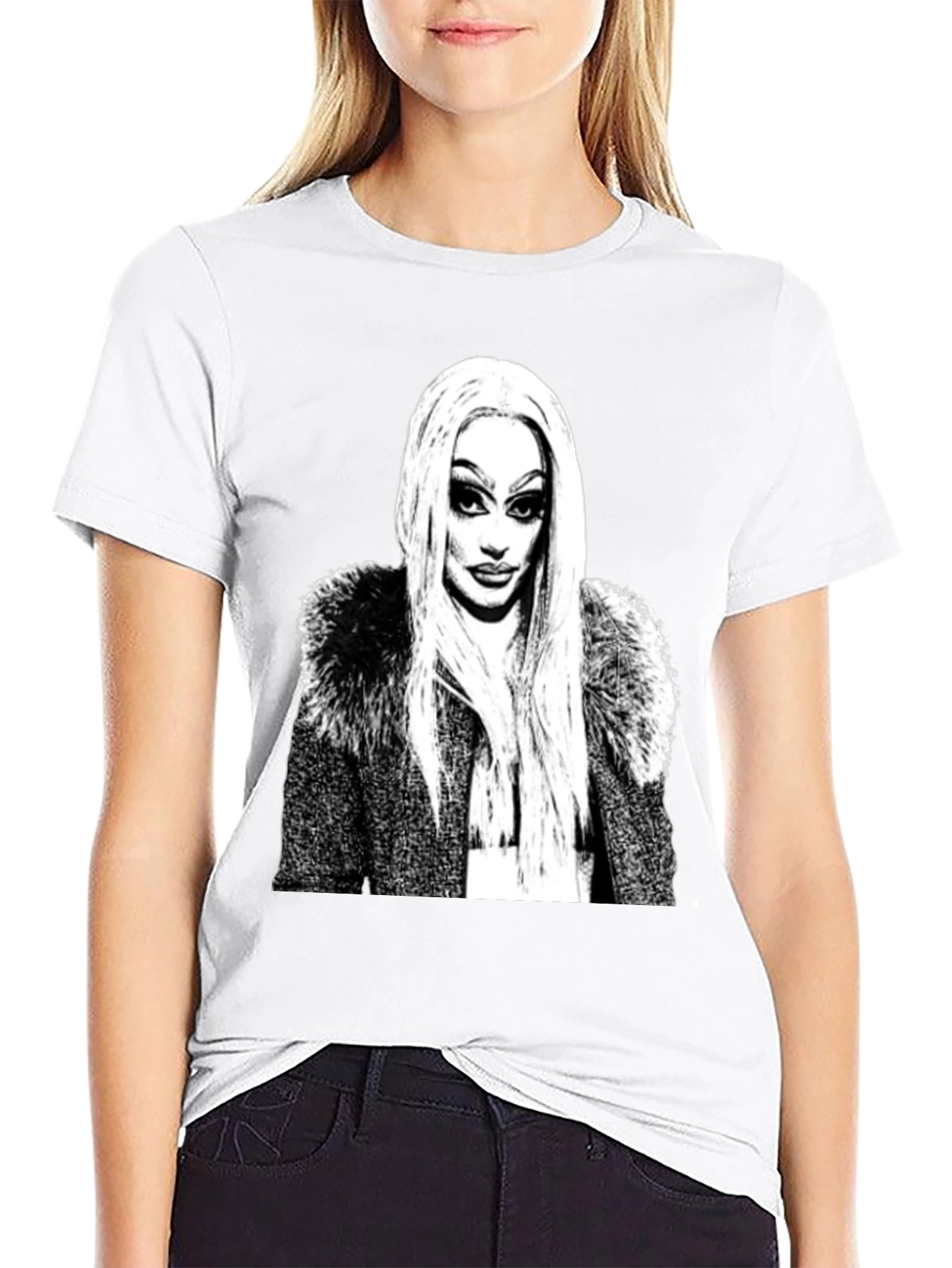 Drag Queen Graphic T-Shirt - Black