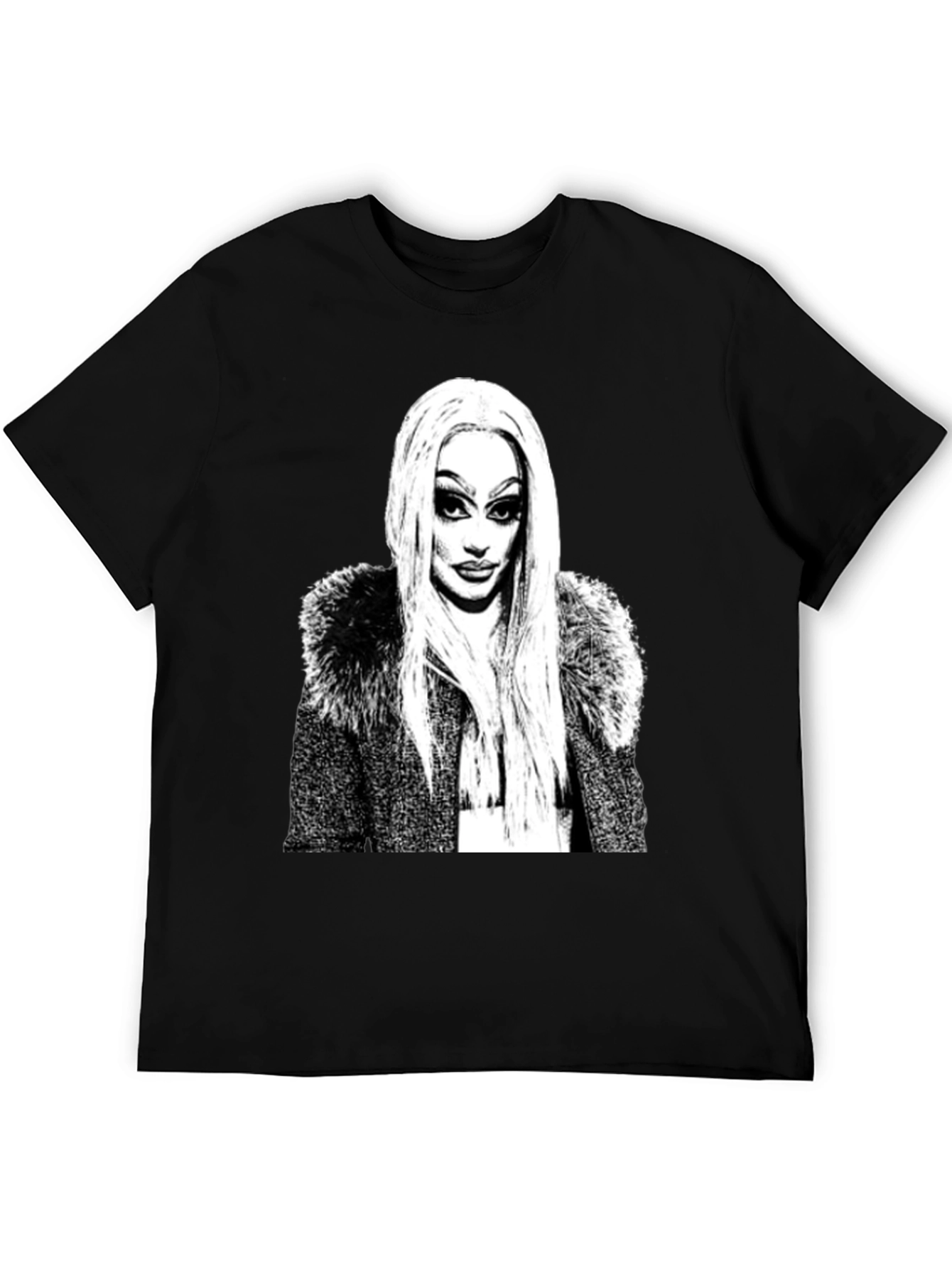 Drag Queen Graphic T-Shirt - Black