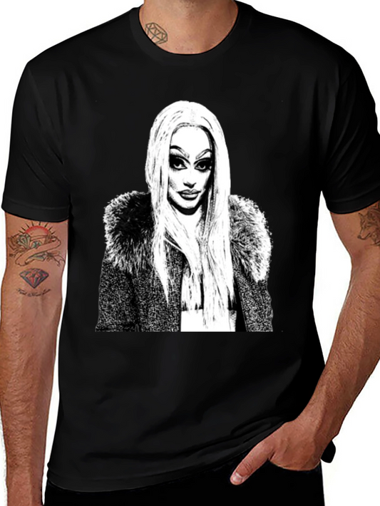 Drag Queen Graphic T-Shirt - Black