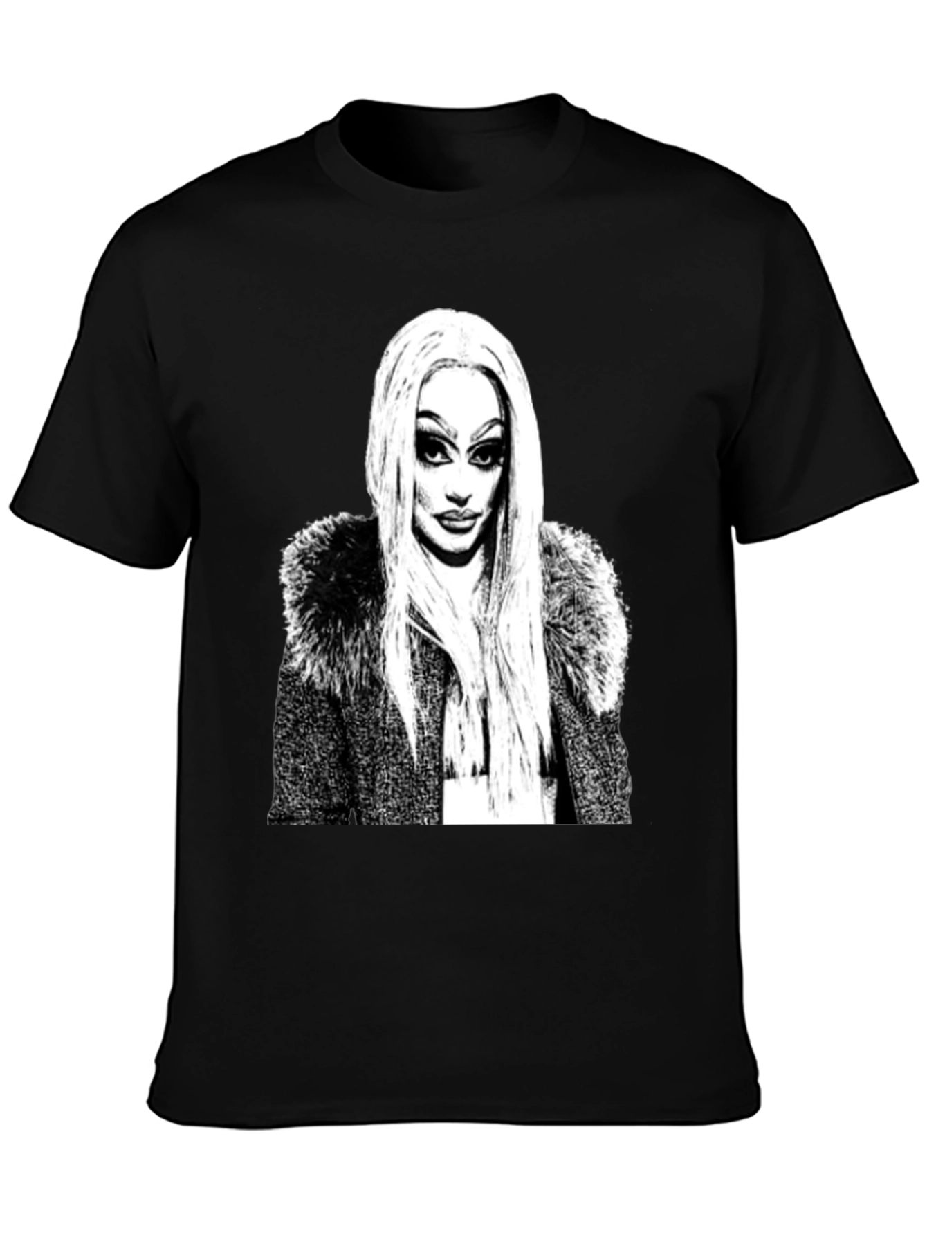 Drag Queen Graphic T-Shirt - Black