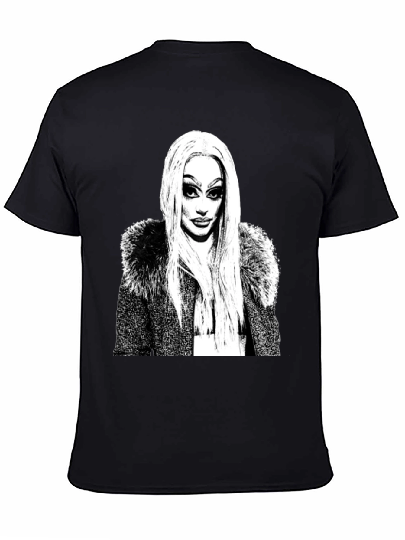 Drag Queen Graphic T-Shirt - Black