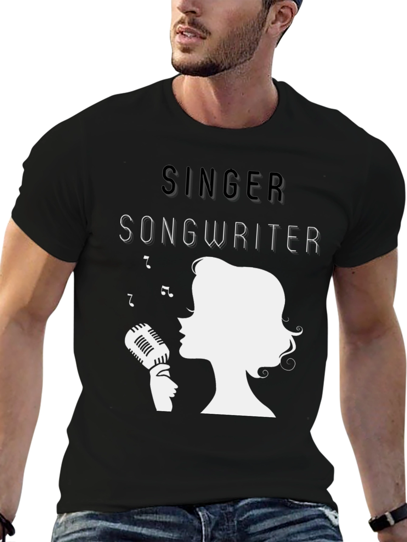 Singer Songwriter T-Shirt - Classic Vocalist Tee