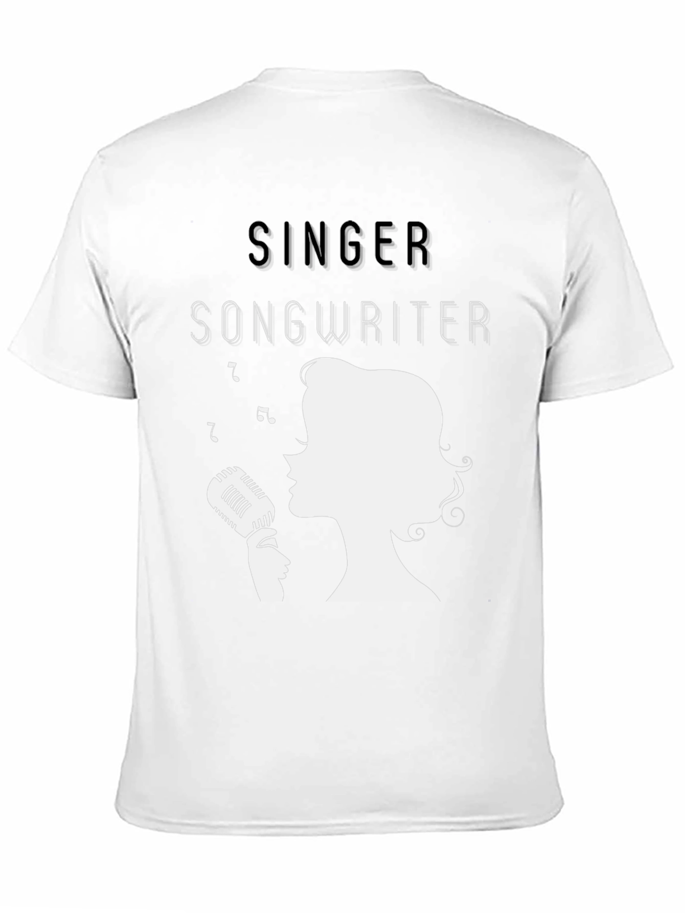 Singer Songwriter T-Shirt - Classic Vocalist Tee
