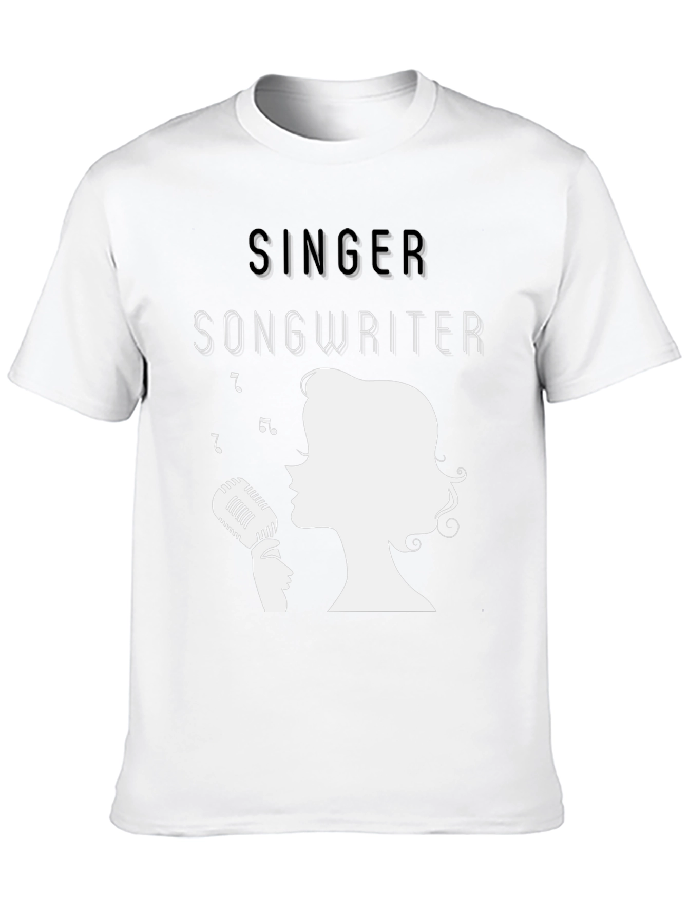 Singer Songwriter T-Shirt - Classic Vocalist Tee