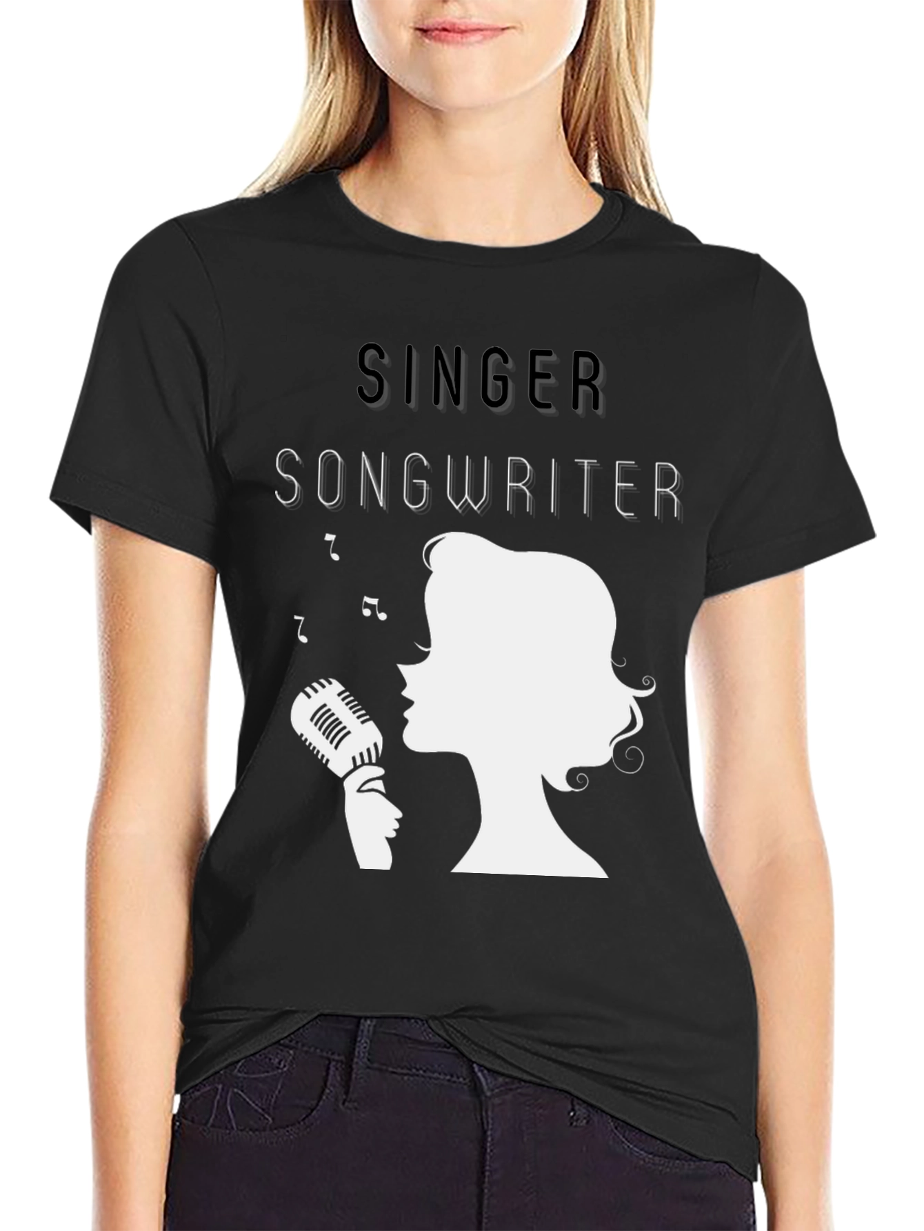 Singer Songwriter T-Shirt - Classic Vocalist Tee