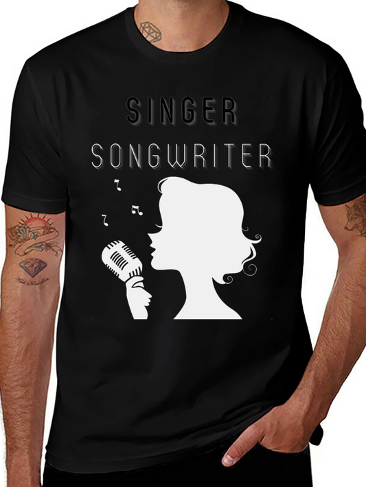 Singer Songwriter T-Shirt - Classic Vocalist Tee