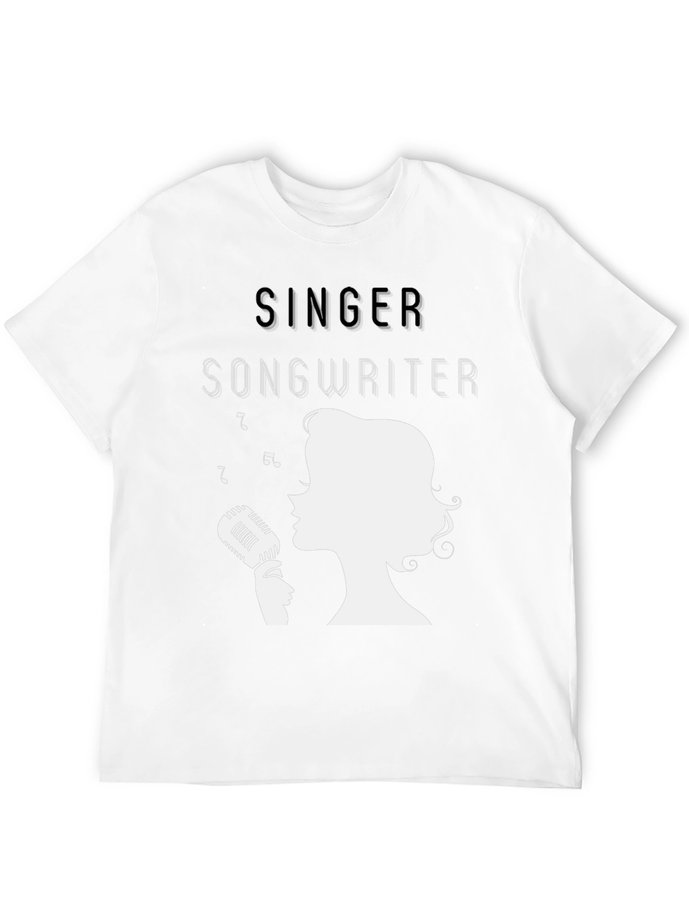 Singer Songwriter T-Shirt - Classic Vocalist Tee