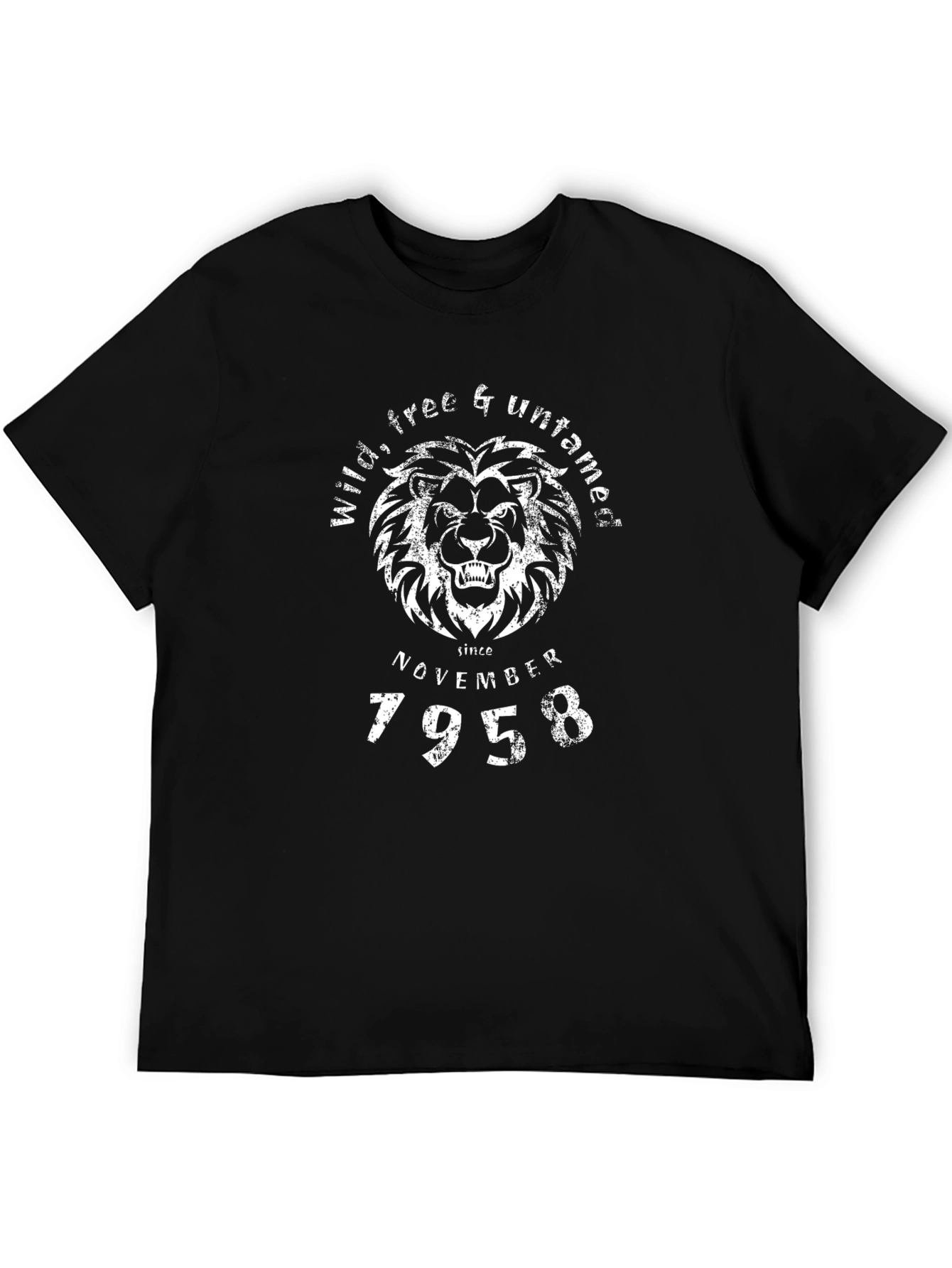 Wild Free & Untamed Lion T-Shirt - November 1958