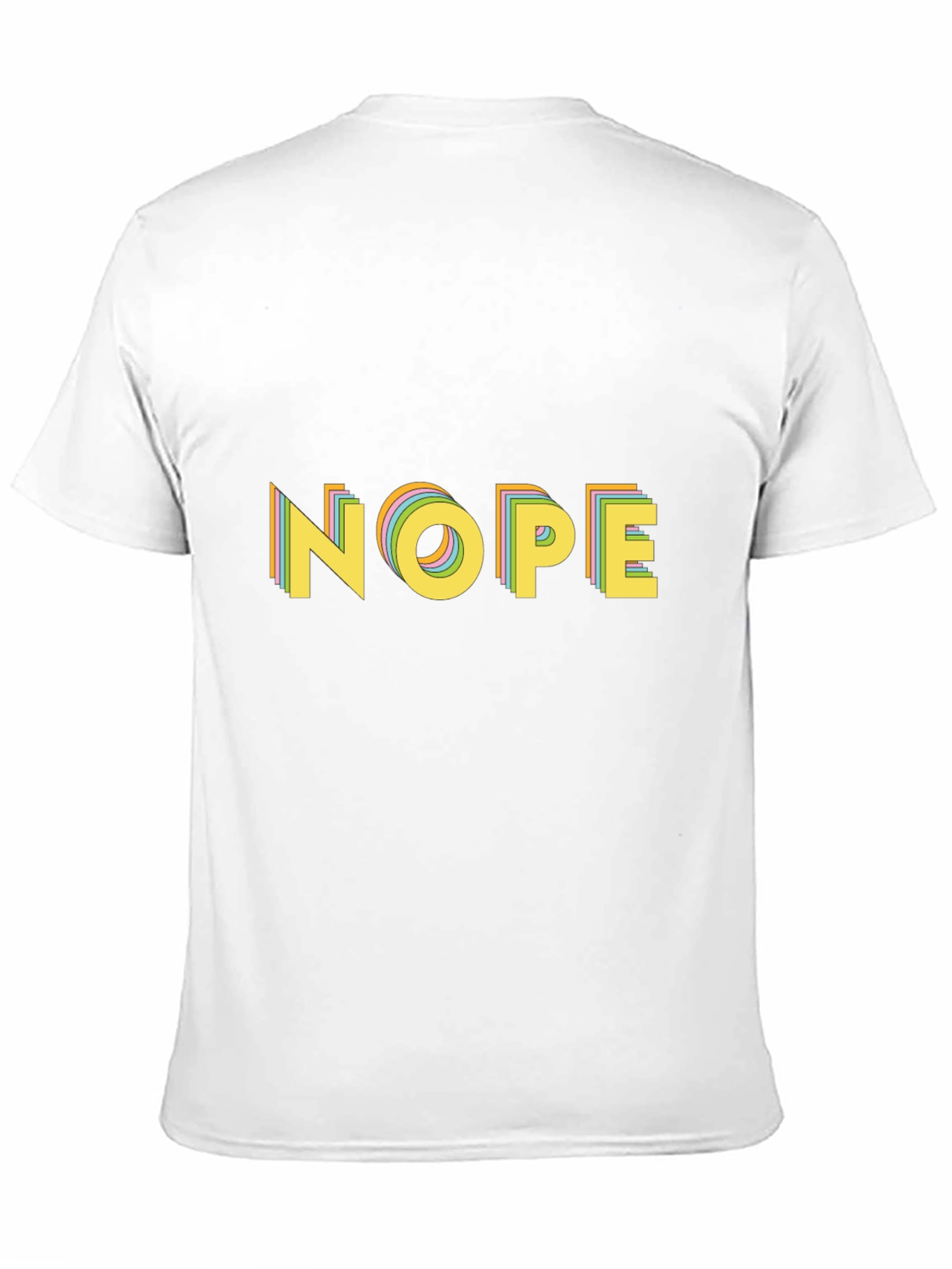Nope Retro Graphic Tee - Unique Design