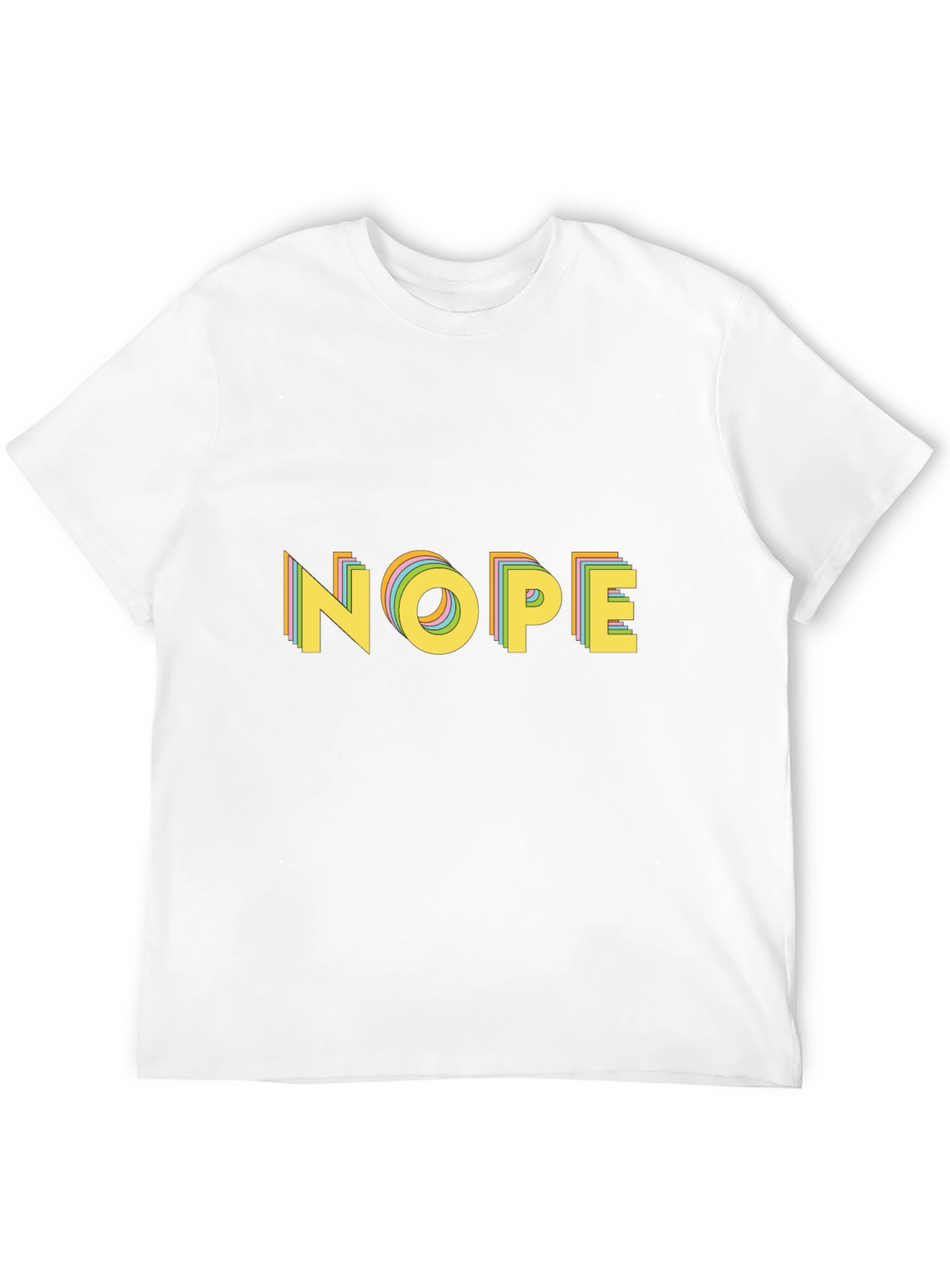 Nope Retro Graphic Tee - Unique Design