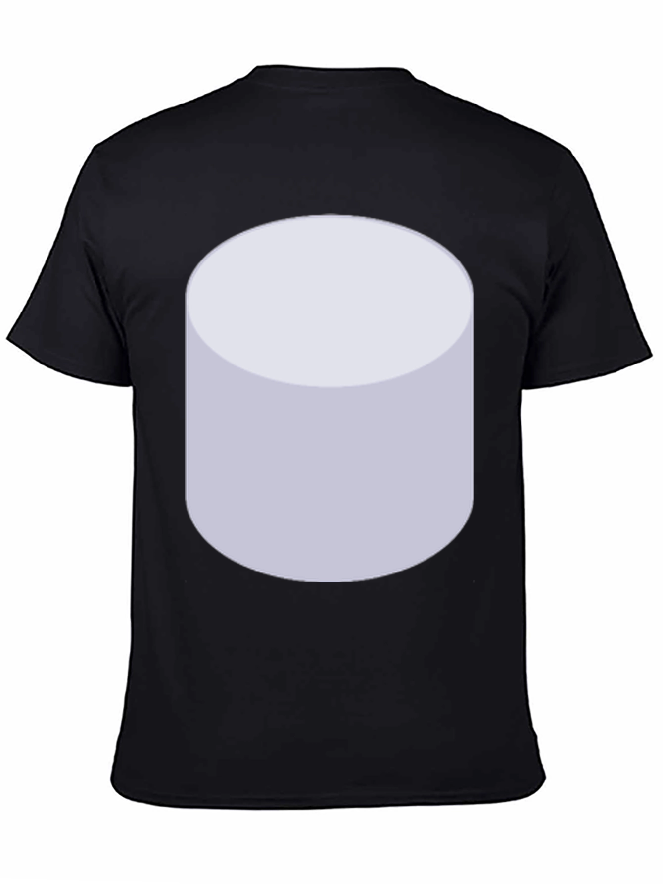 Marshmallow Graphic Tee - Unisex Black T-Shirt