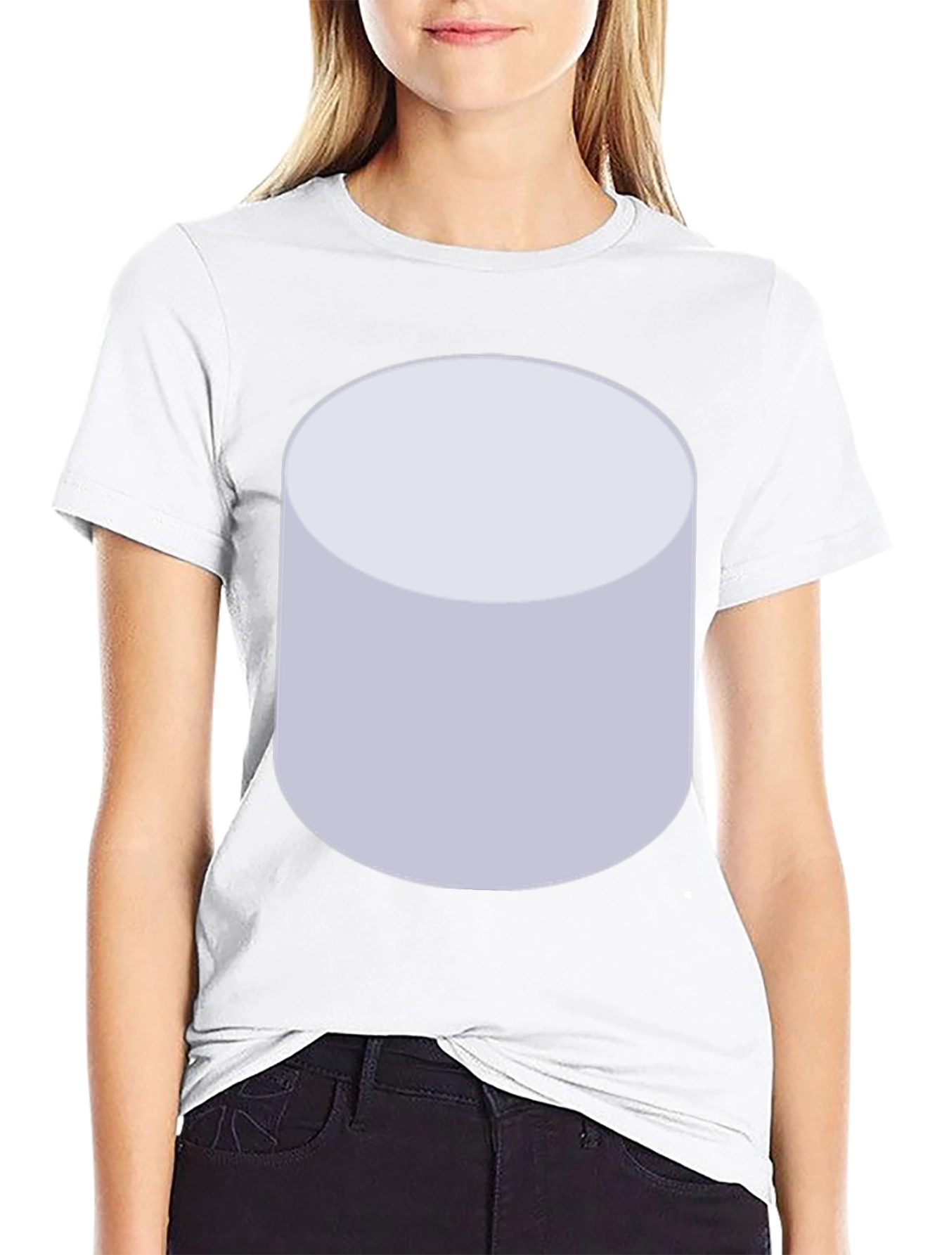 Marshmallow Graphic Tee - Unisex Black T-Shirt