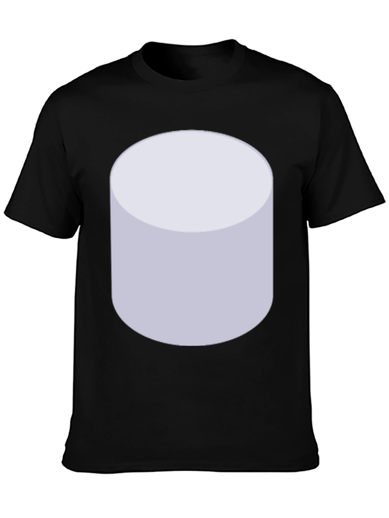 Marshmallow Graphic Tee - Unisex Black T-Shirt