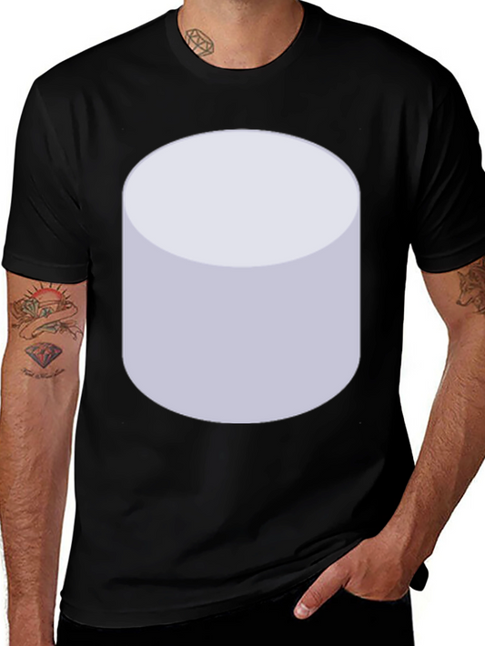 Marshmallow Graphic Tee - Unisex Black T-Shirt