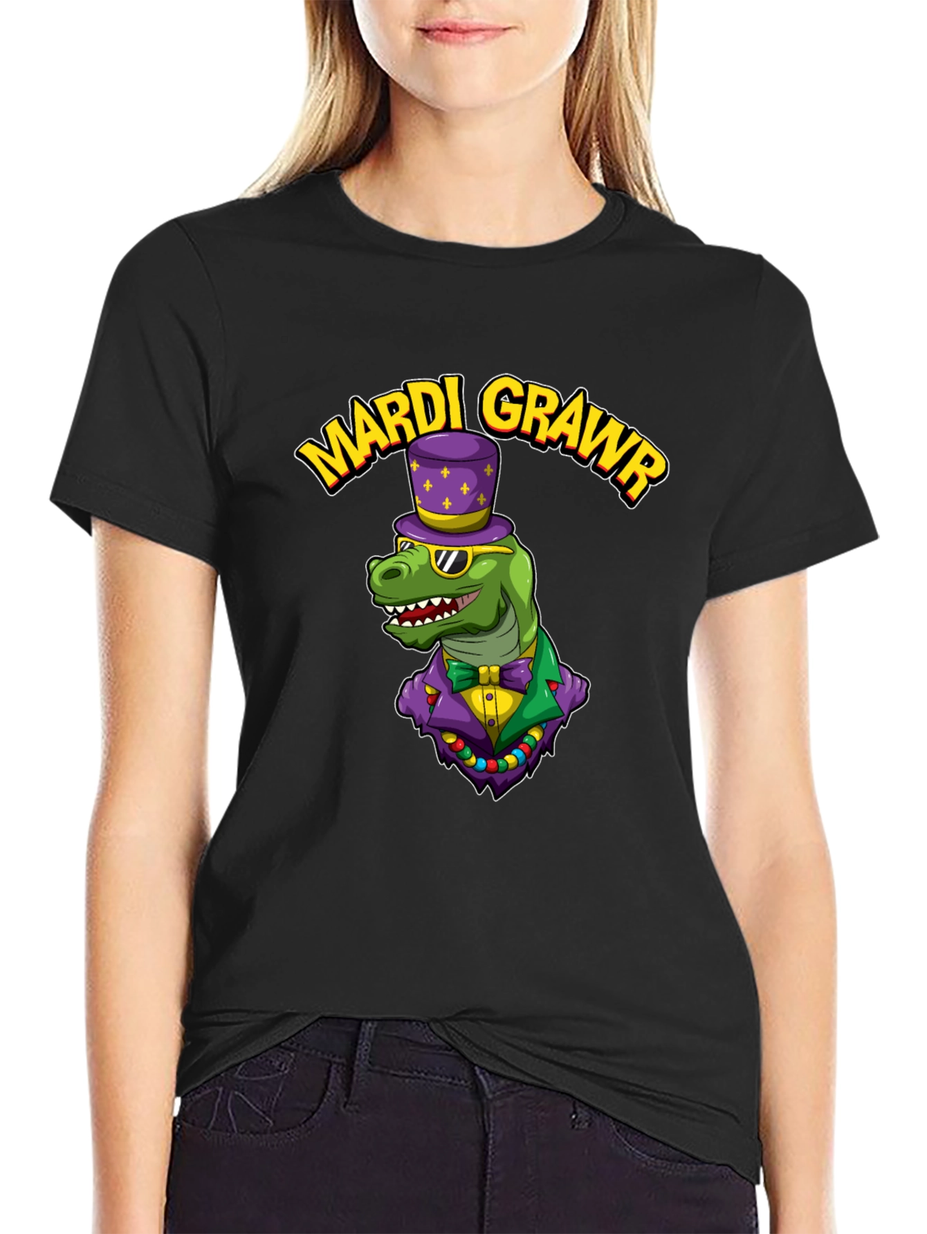 Mardi Crawr Dinosaur T-Shirt