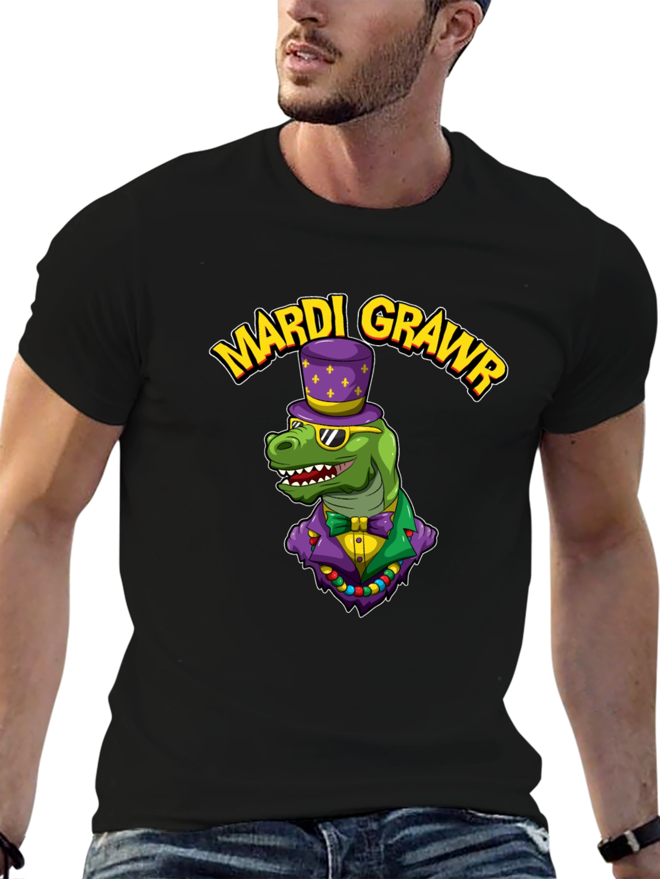 Mardi Crawr Dinosaur T-Shirt