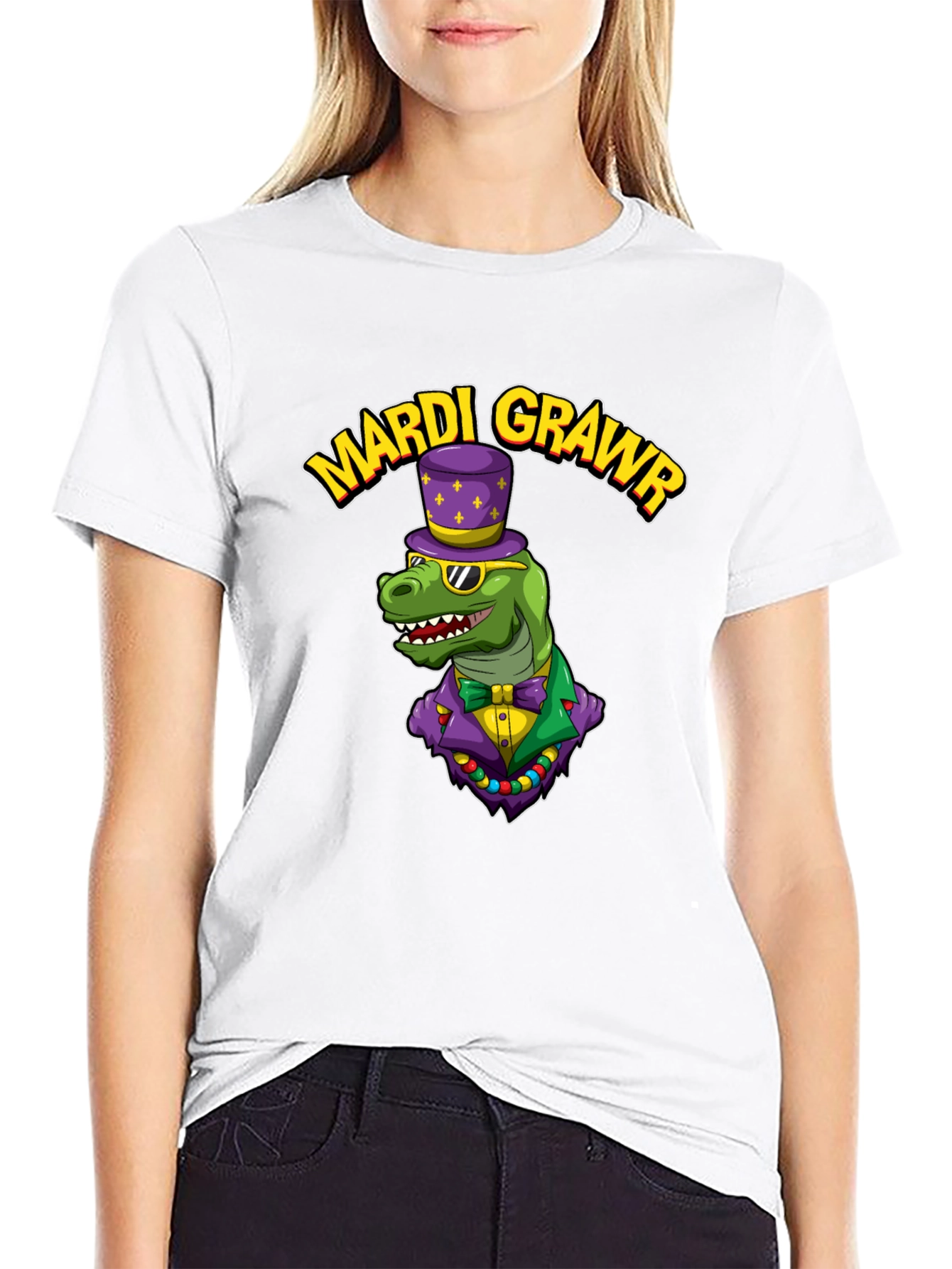 Mardi Crawr Dinosaur T-Shirt