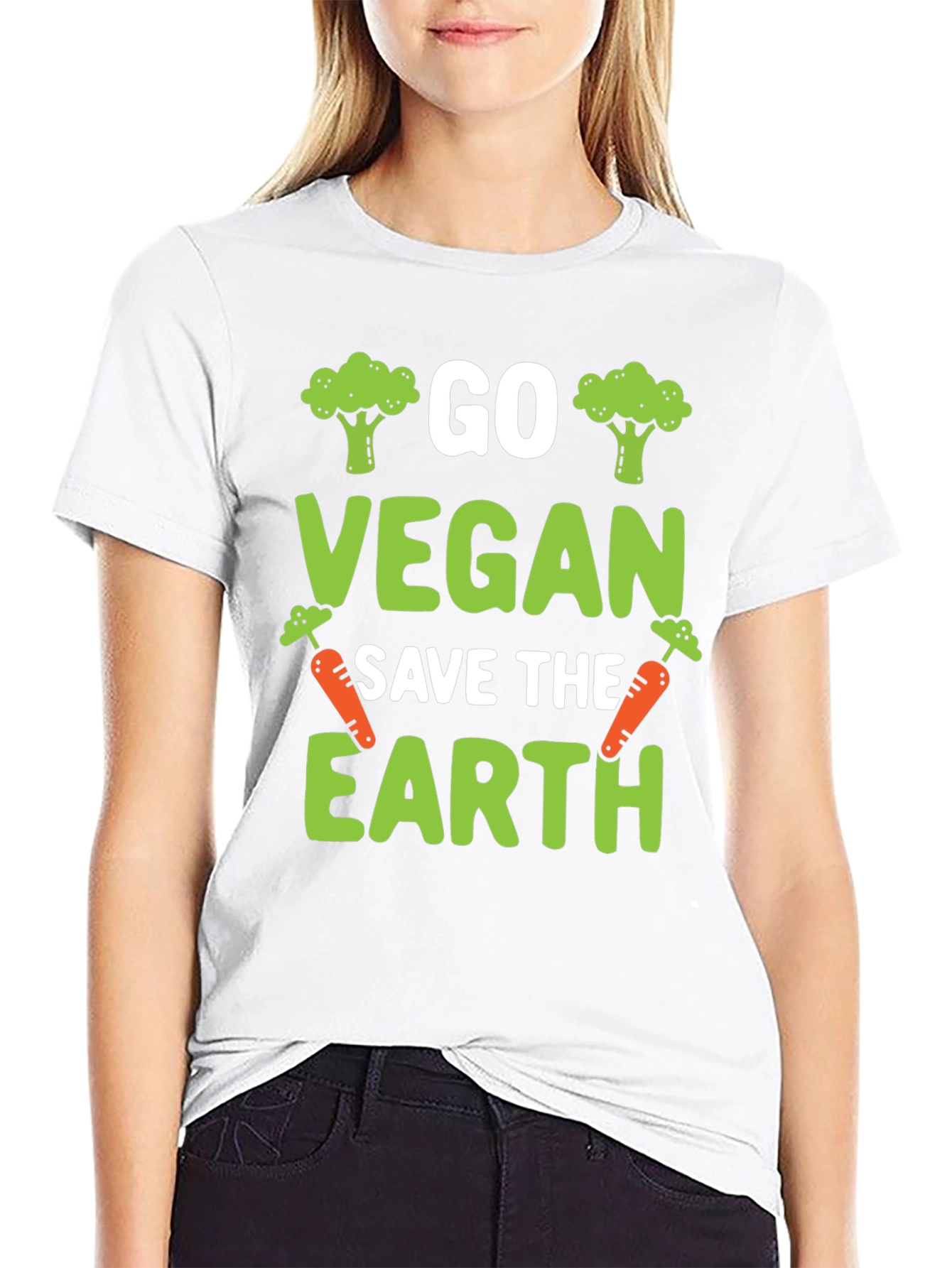 Go Vegan Save The Earth T-Shirt