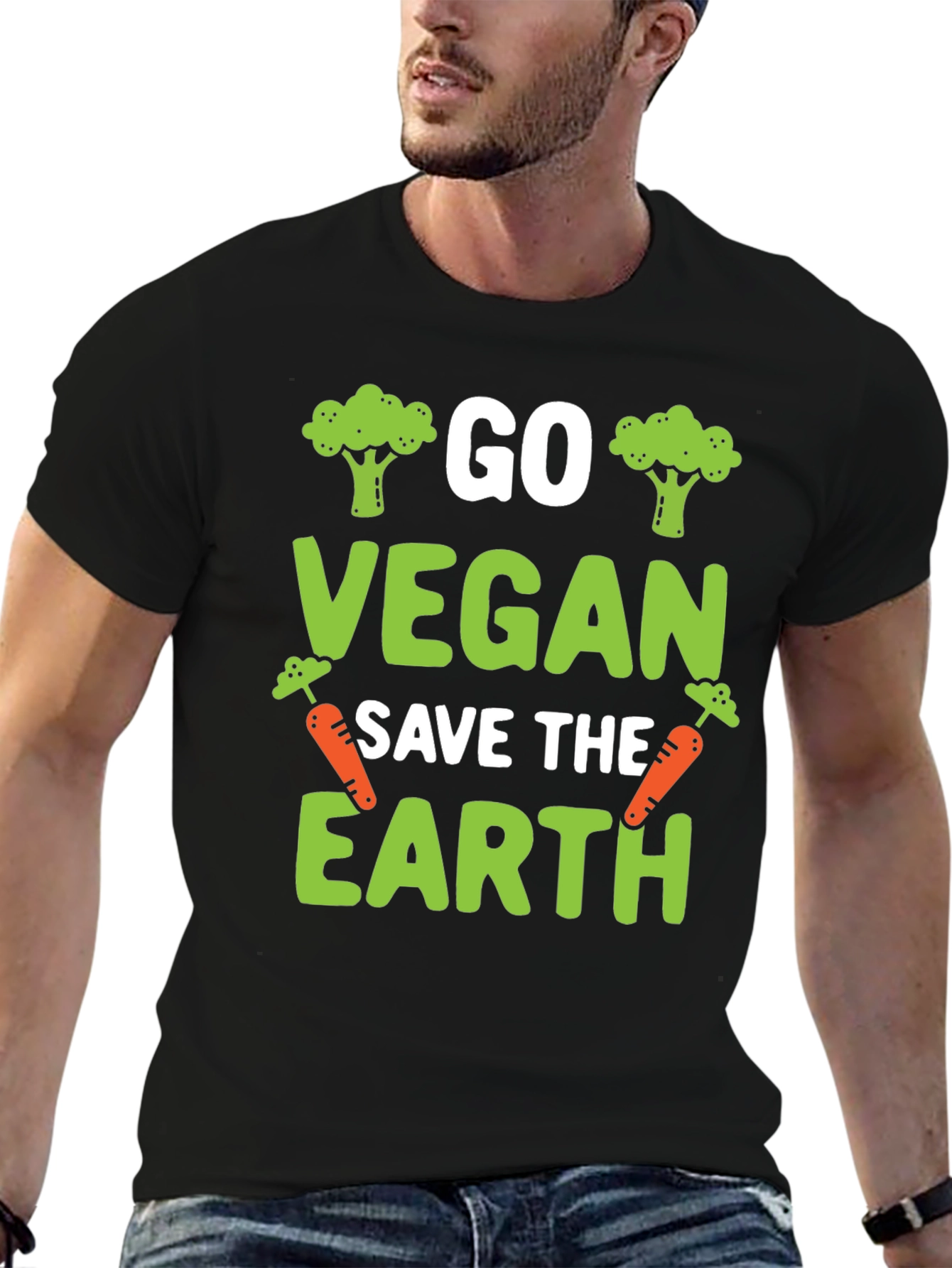 Go Vegan Save The Earth T-Shirt