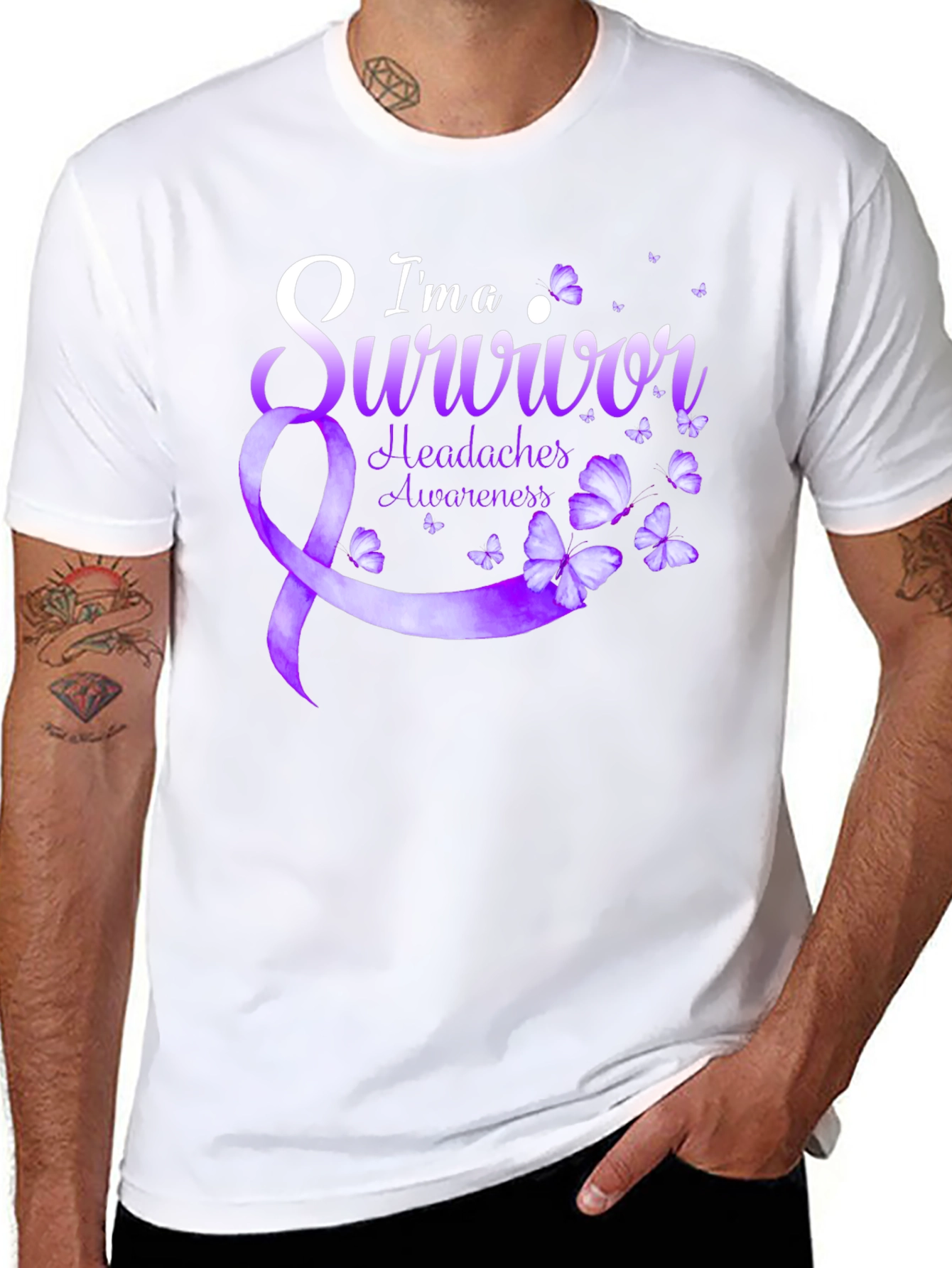 Headaches Awareness Survivor T-Shirt