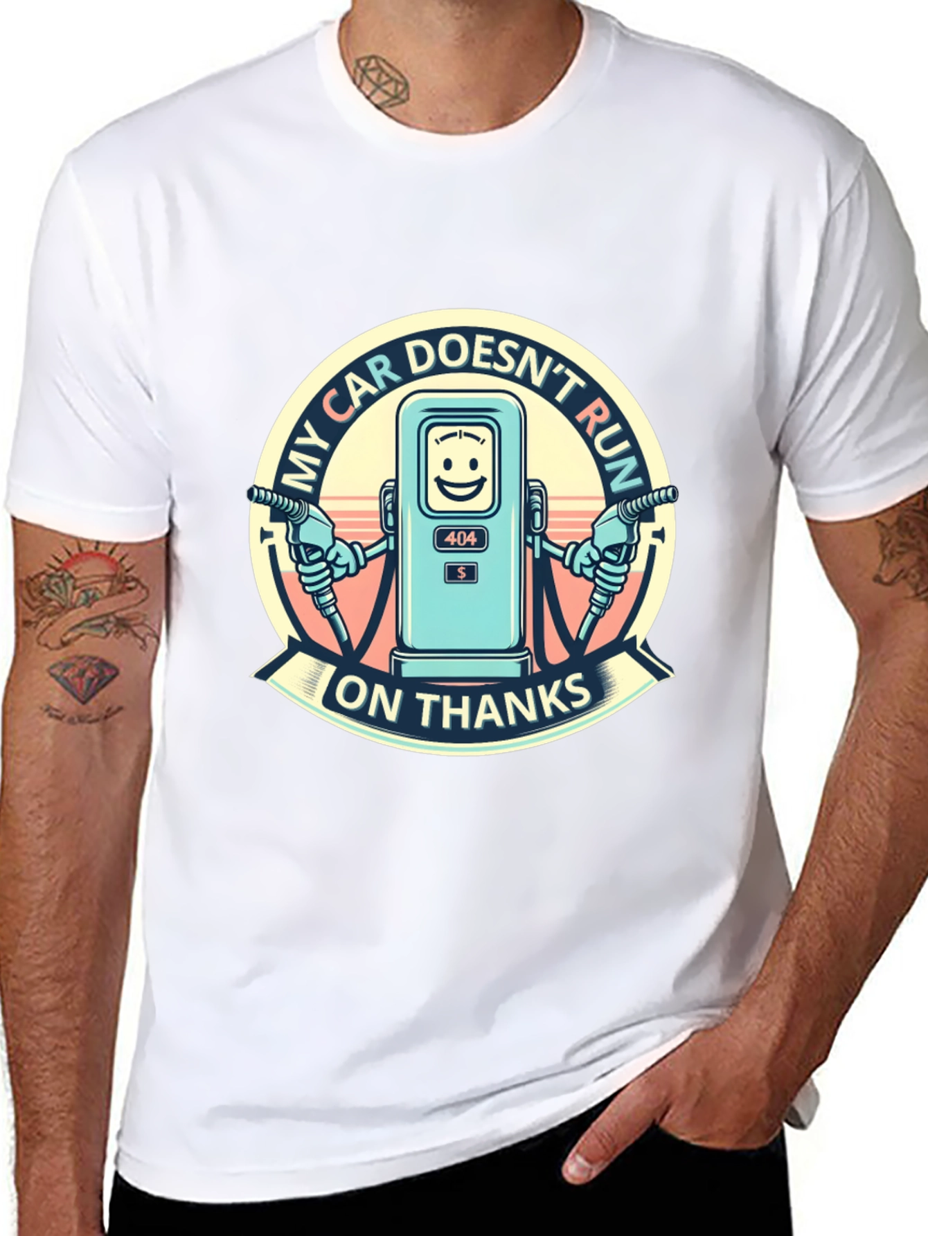My Car Doesnt Run on Thanks Graphic T-Shirt