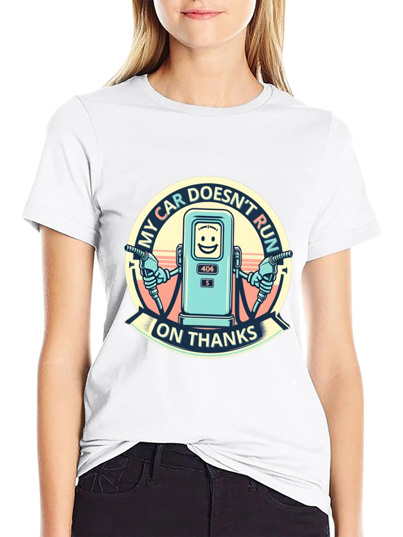My Car Doesnt Run on Thanks Graphic T-Shirt