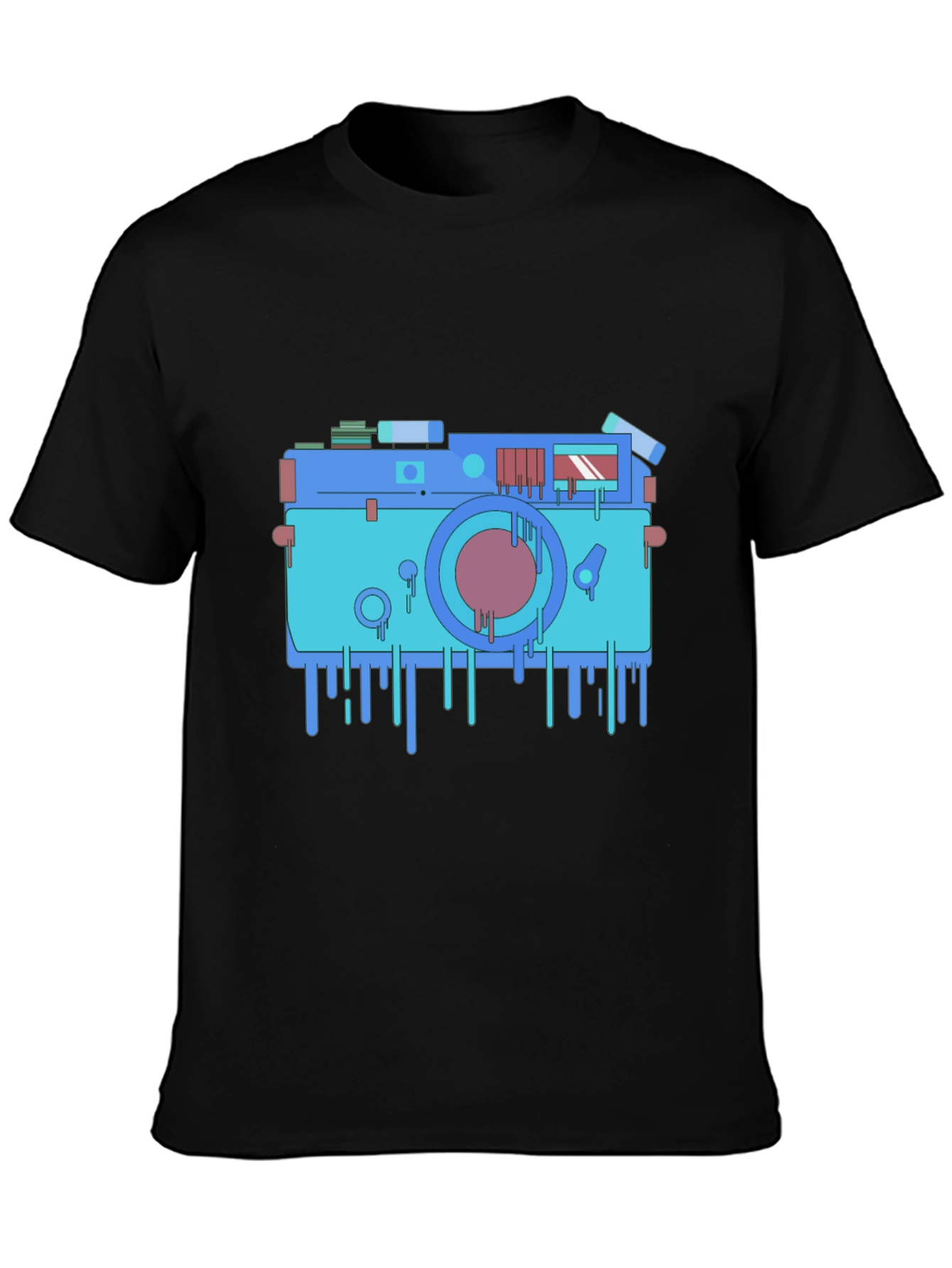 Retro Camera Graphic Tee - Cool Photo Lover Shirt