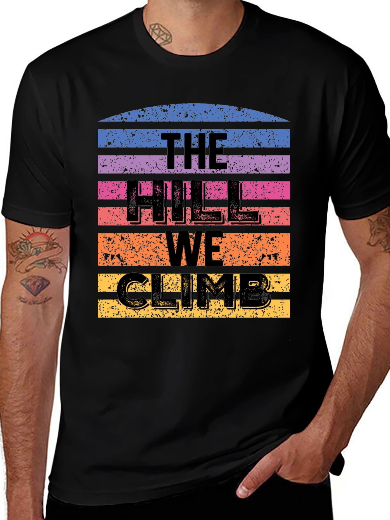 The Hill We Climb Retro Graphic T-Shirt