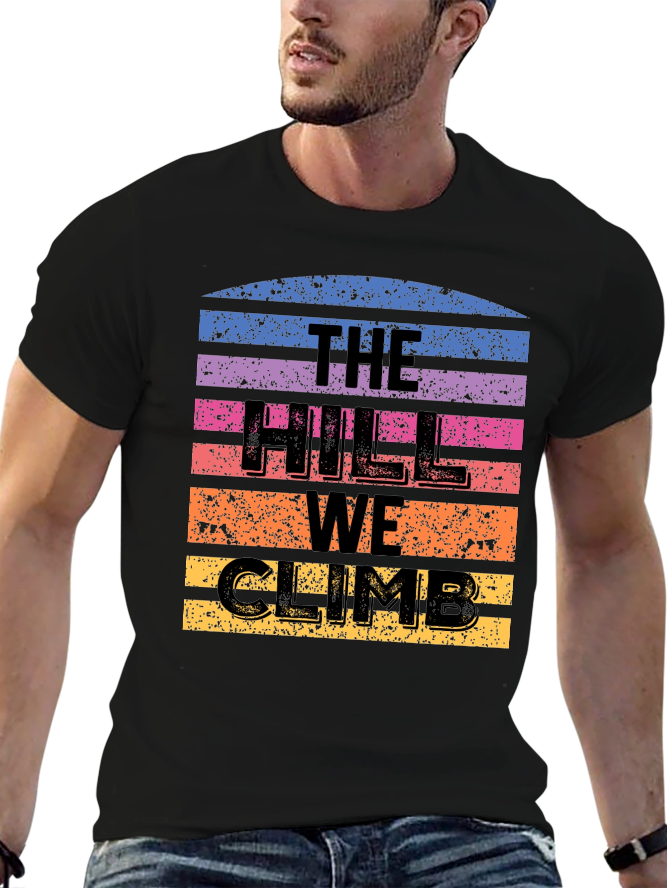 The Hill We Climb Retro Graphic T-Shirt