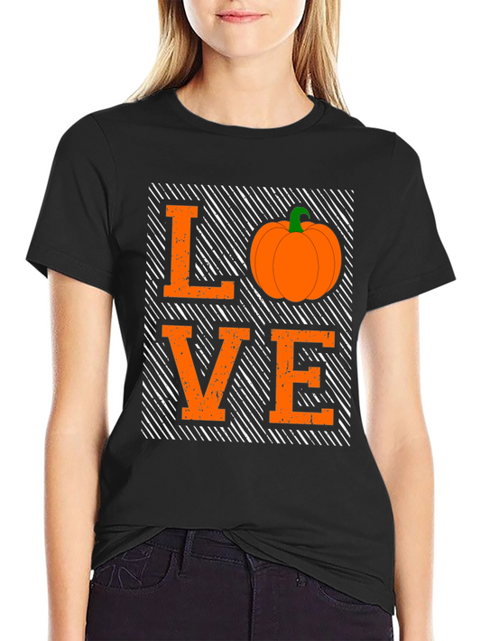 Pumpkin Love T-Shirt - Fall Halloween Tee