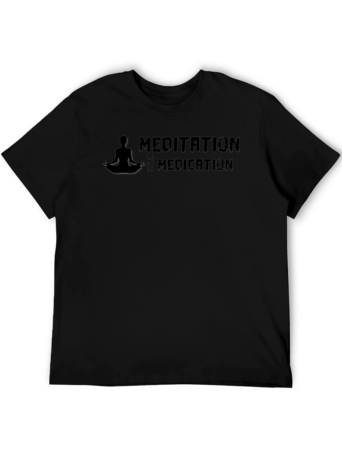 Meditation Over Medication Graphic T-Shirt