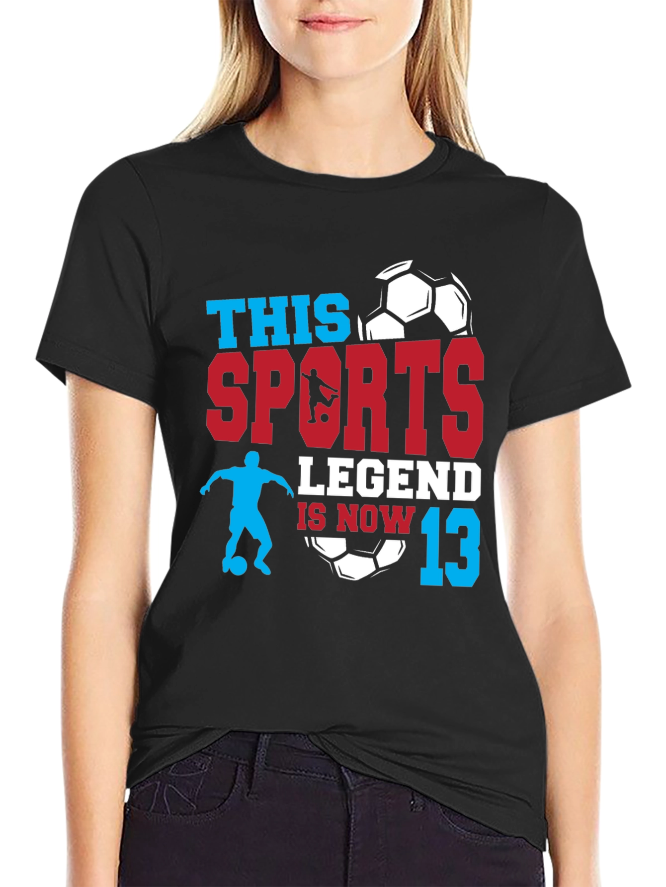 Sports Legend 13th Birthday Soccer T-Shirt
