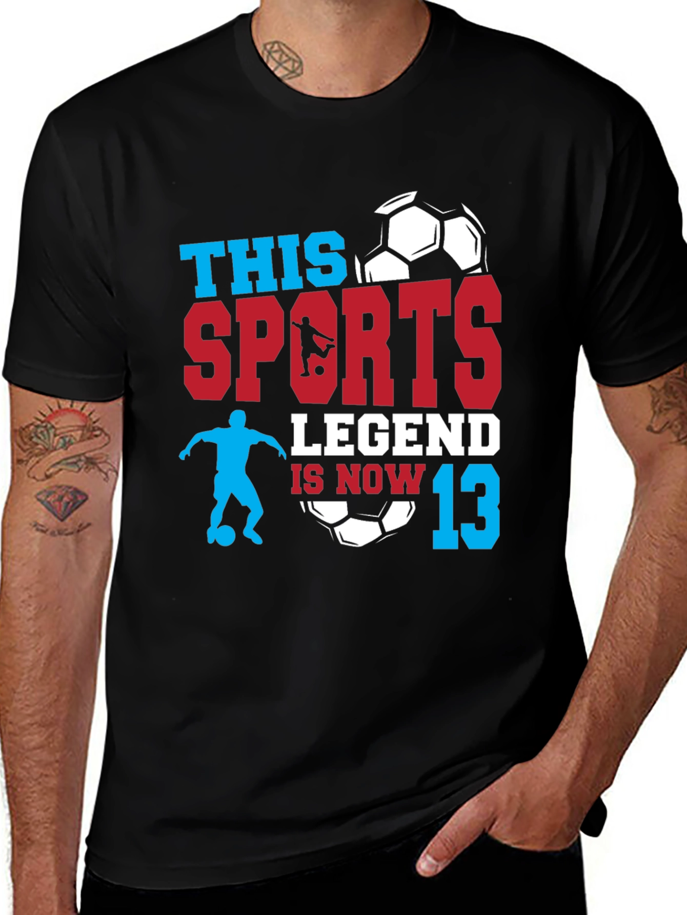 Sports Legend 13th Birthday Soccer T-Shirt