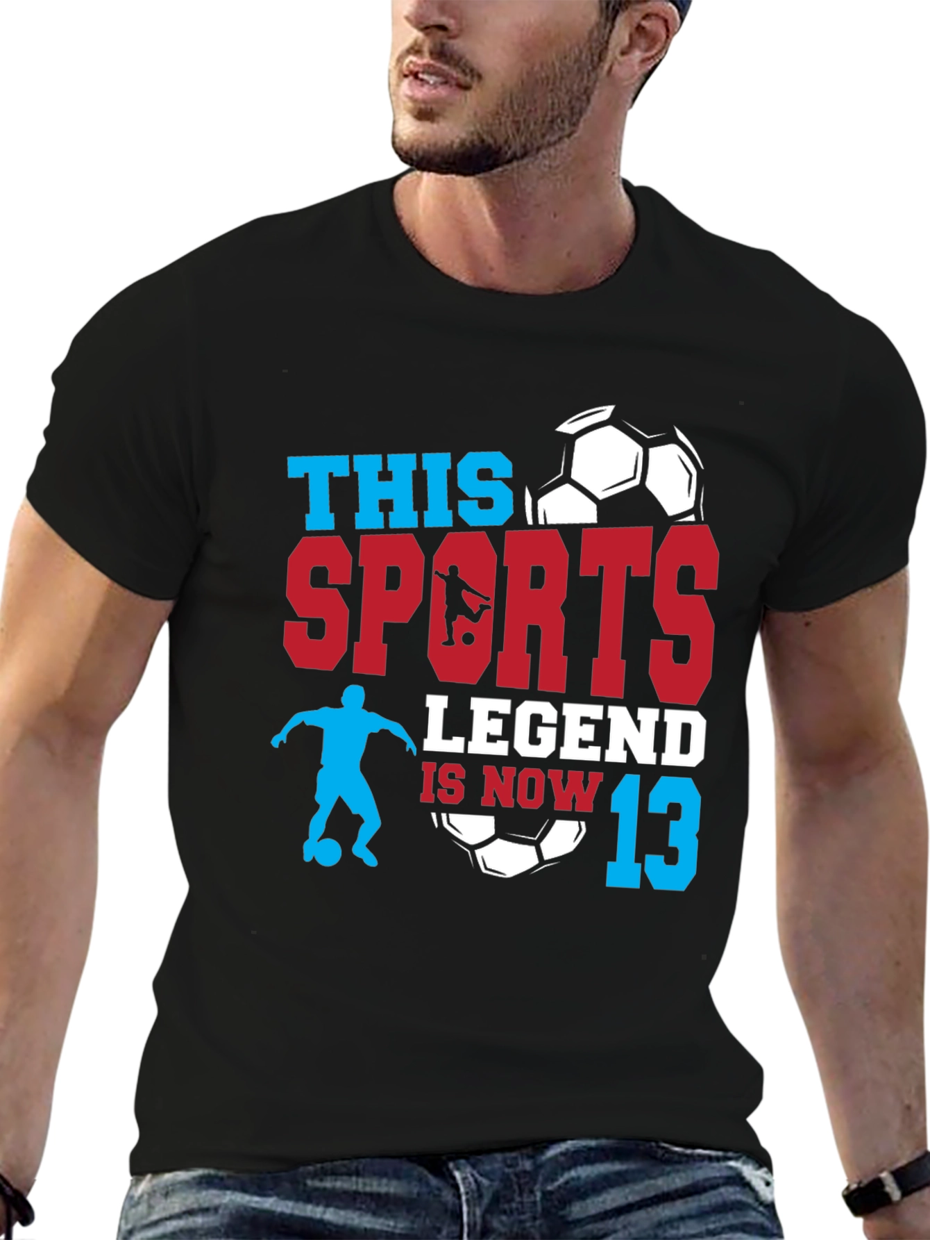 Sports Legend 13th Birthday Soccer T-Shirt