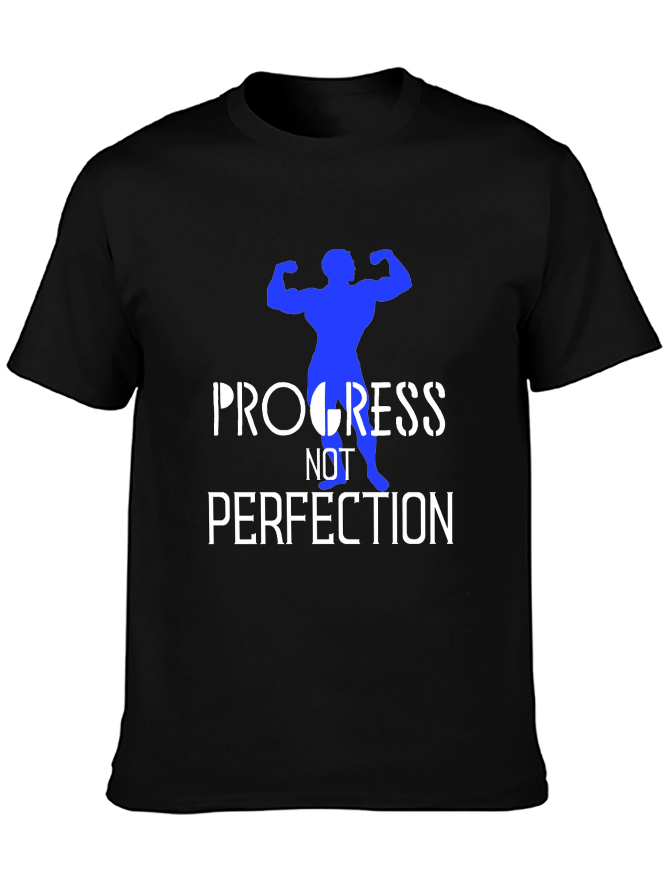 Progress Not Perfection Graphic T-Shirt - Fitness Motivation