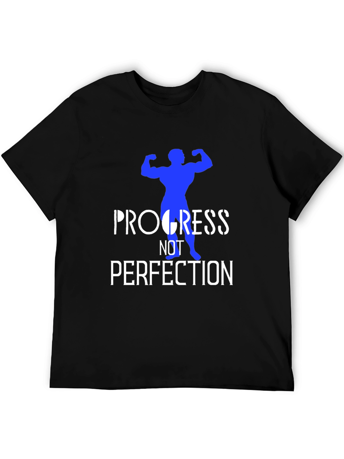 Progress Not Perfection Graphic T-Shirt - Fitness Motivation
