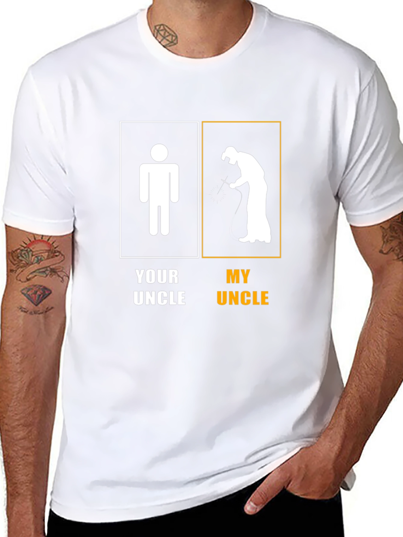 Humorous Uncle T-Shirt: Your Uncle vs My Uncle