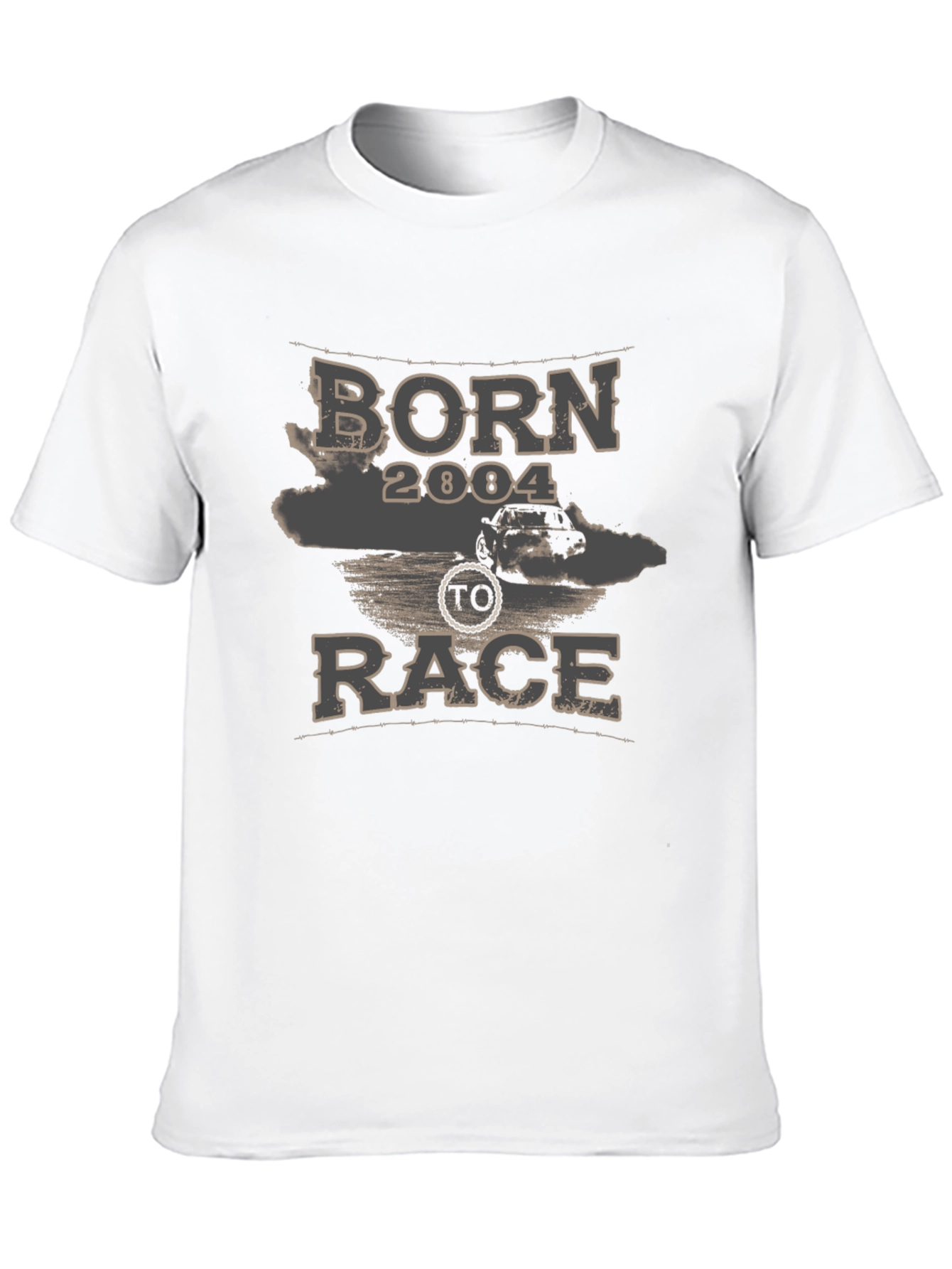Born 2004 to Race Black Graphic T-Shirt