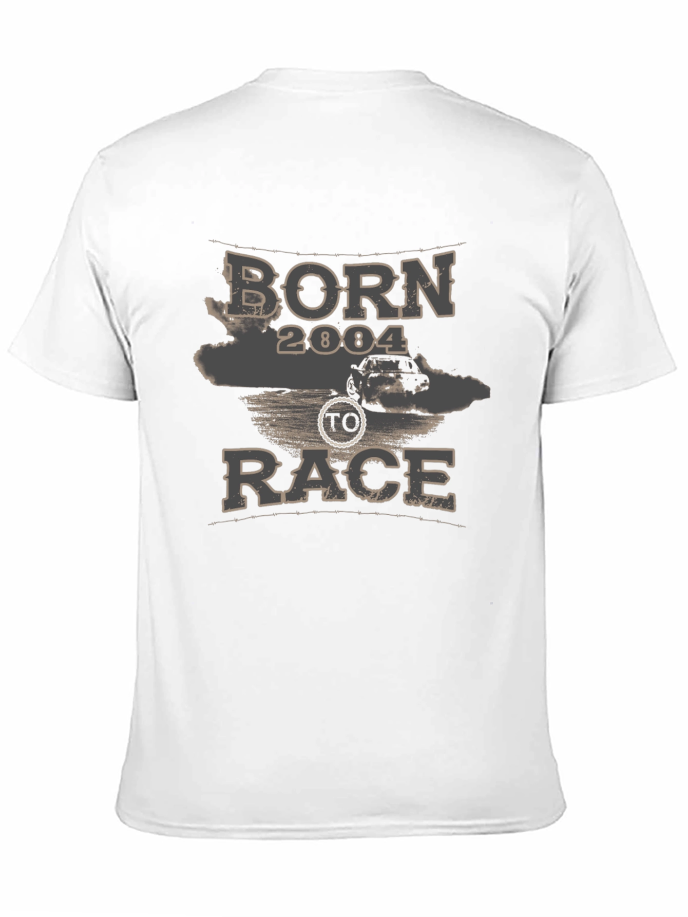 Born 2004 to Race Black Graphic T-Shirt