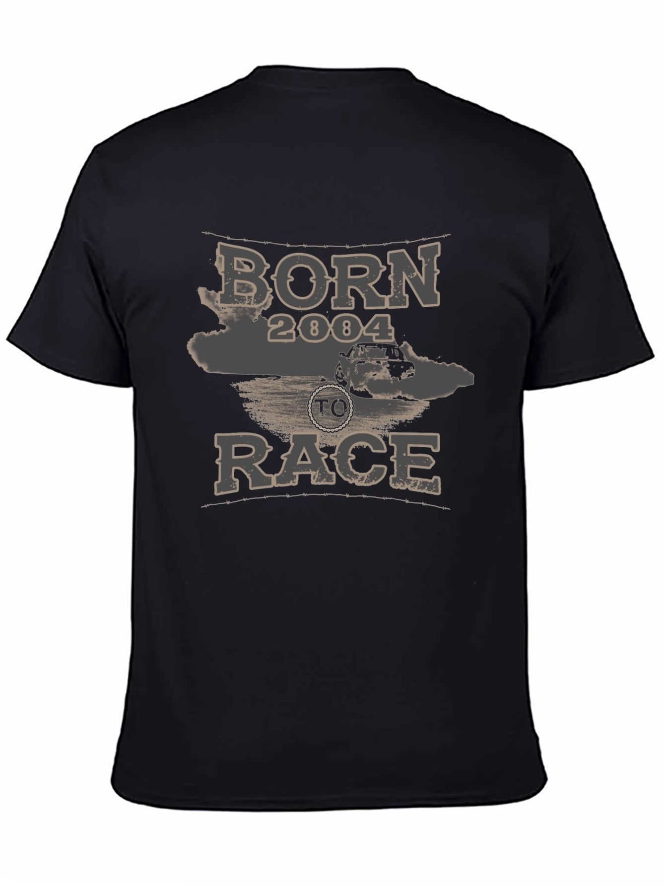 Born 2004 to Race Black Graphic T-Shirt