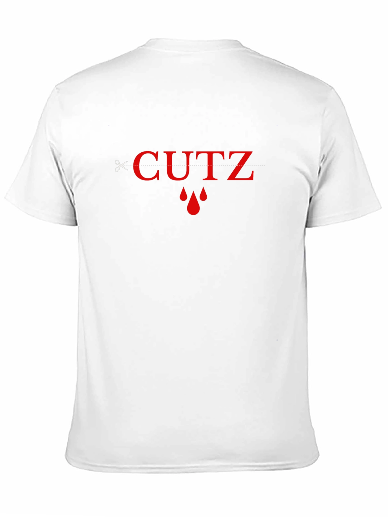 Cutz Graphic Tee - Edgy Style Black T-Shirt