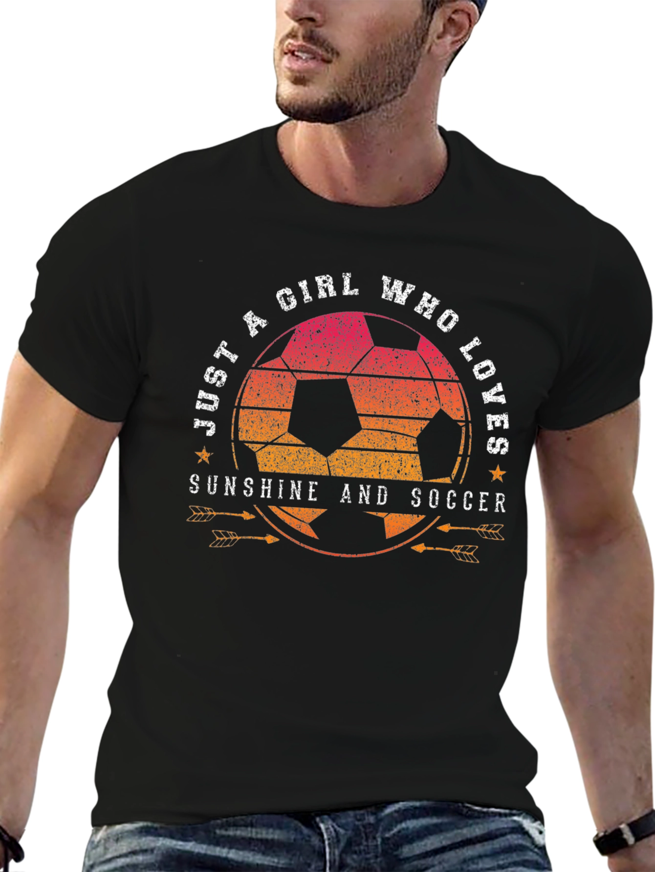 Girl Who Loves Sunshine and Soccer T-Shirt