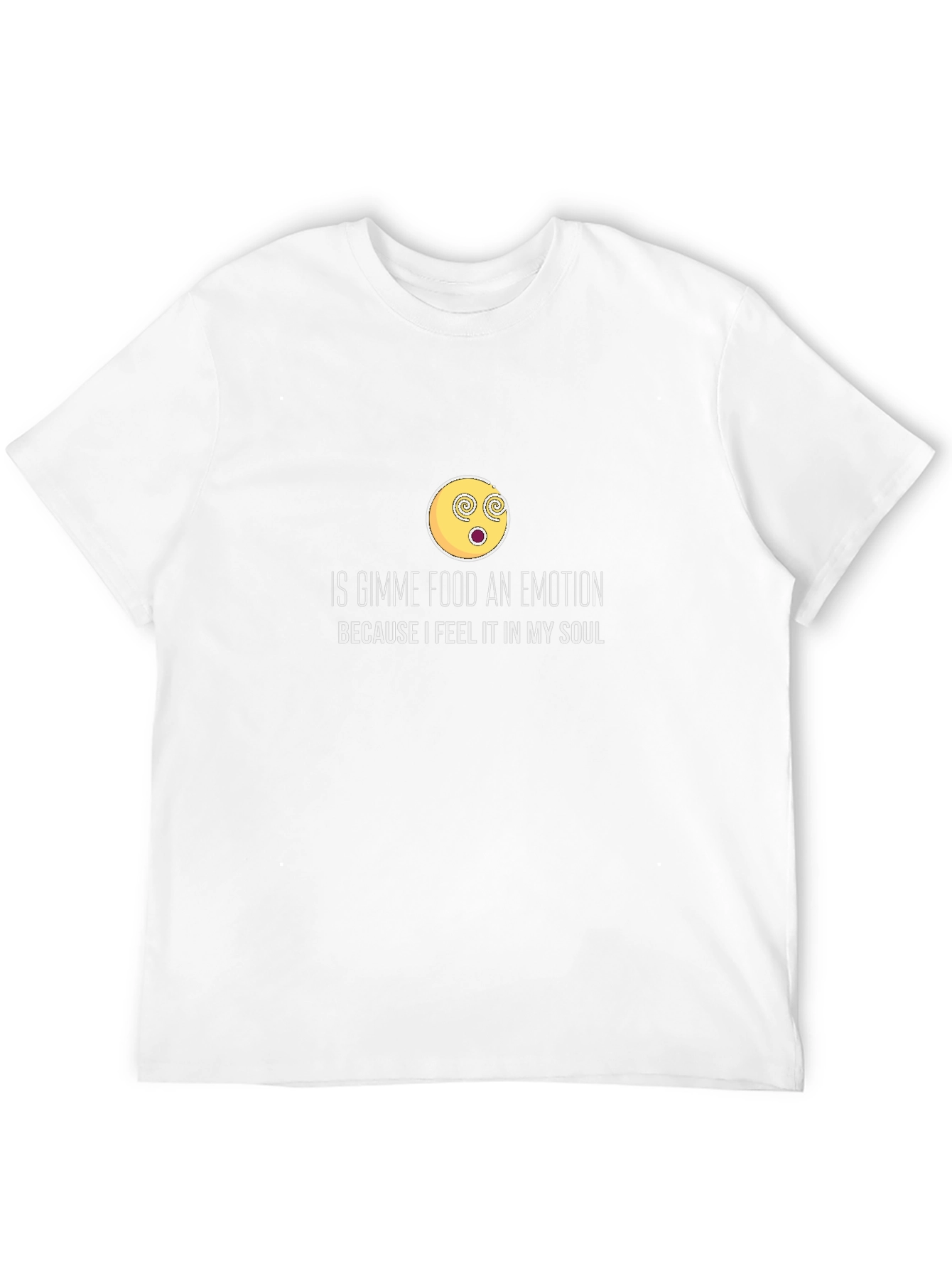 Gimme Food Emotion Black T-Shirt