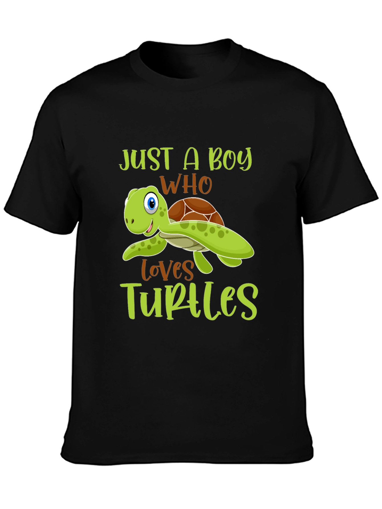 Just A Boy Who Loves Turtles T-Shirt