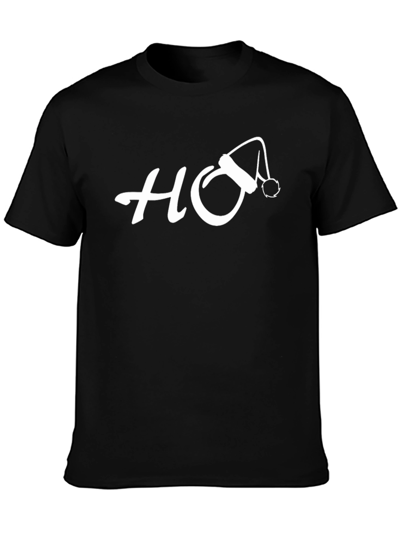 Festive Ho Santa Hat T-Shirt