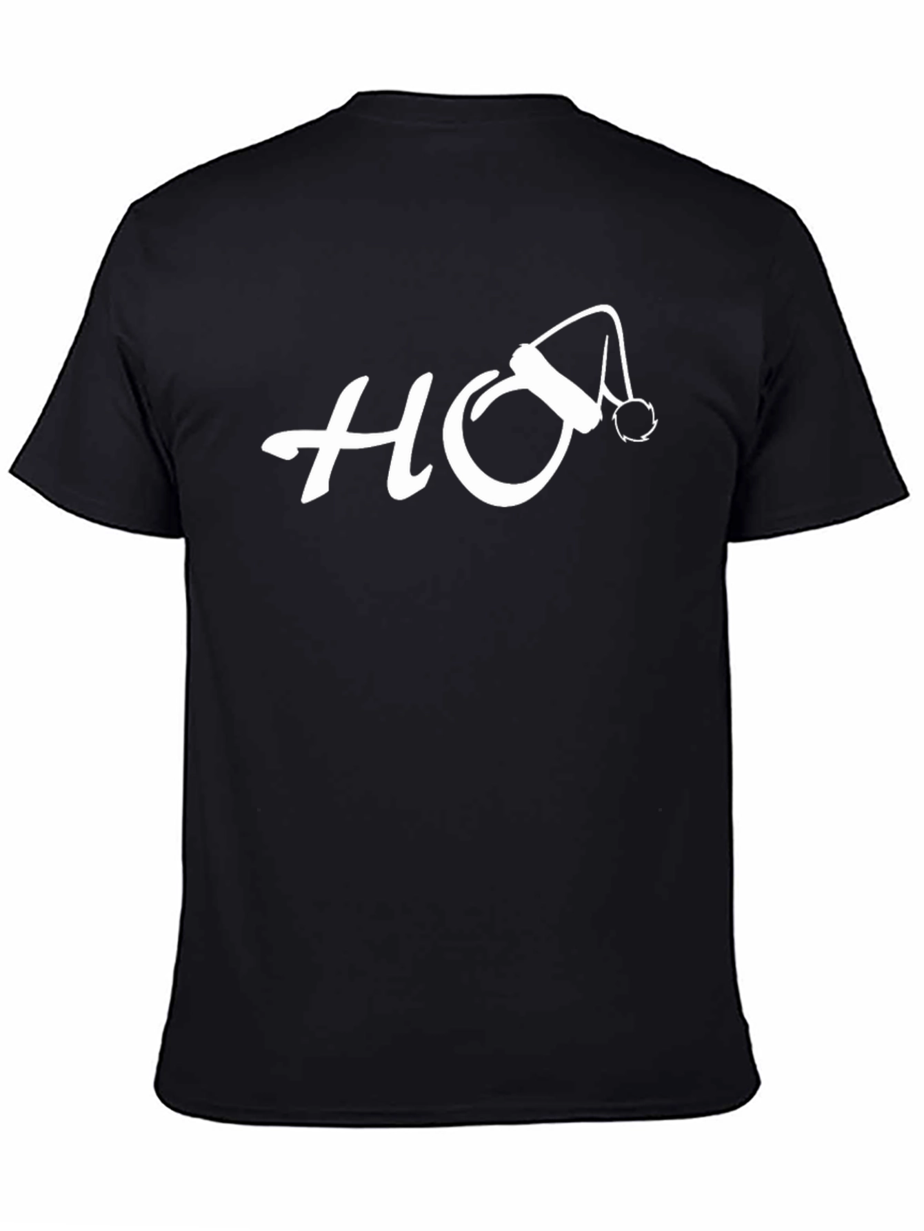 Festive Ho Santa Hat T-Shirt